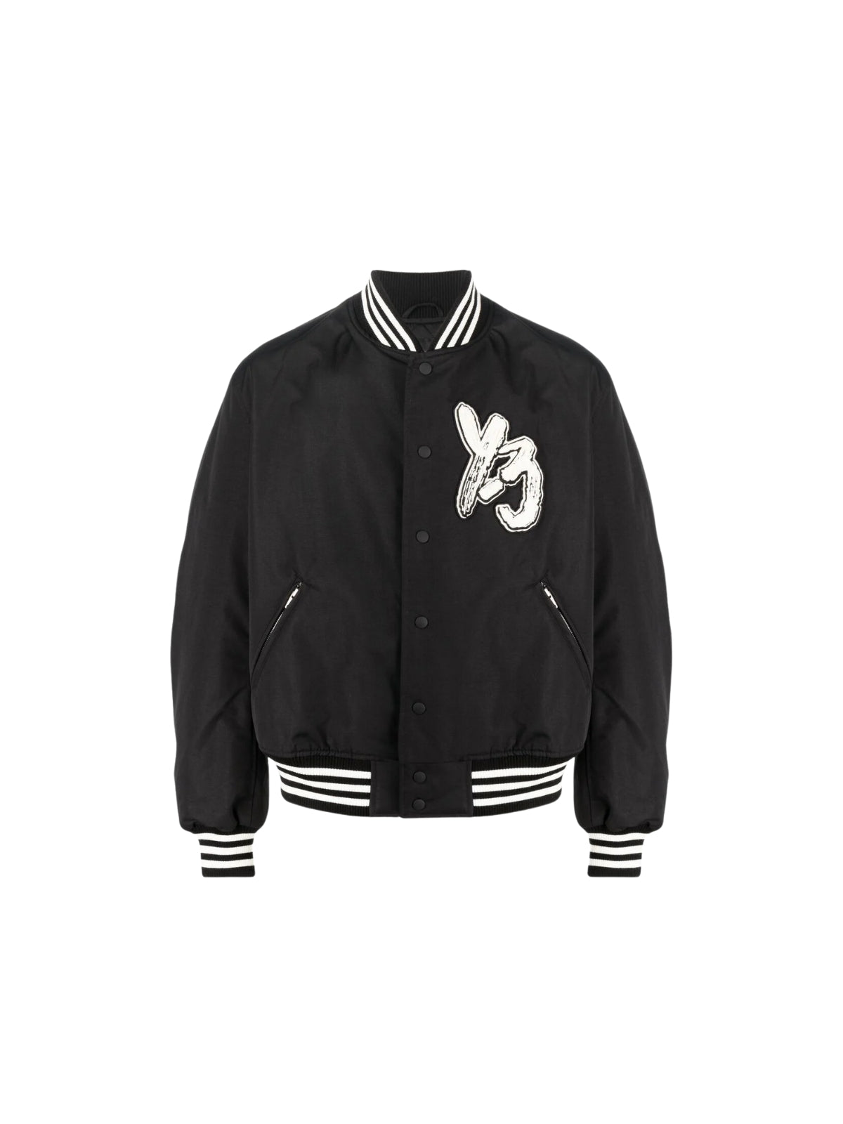 Y-3 Jacket Team Logo Black-White