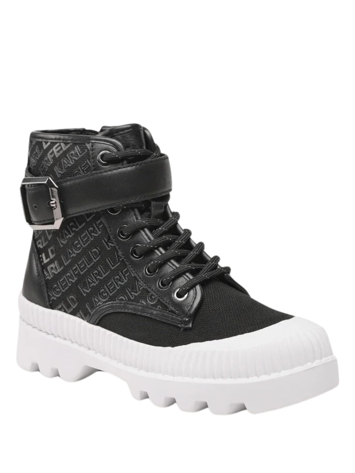 Karl Lagerfeld Ladies Sneaker Trekker Ii Black