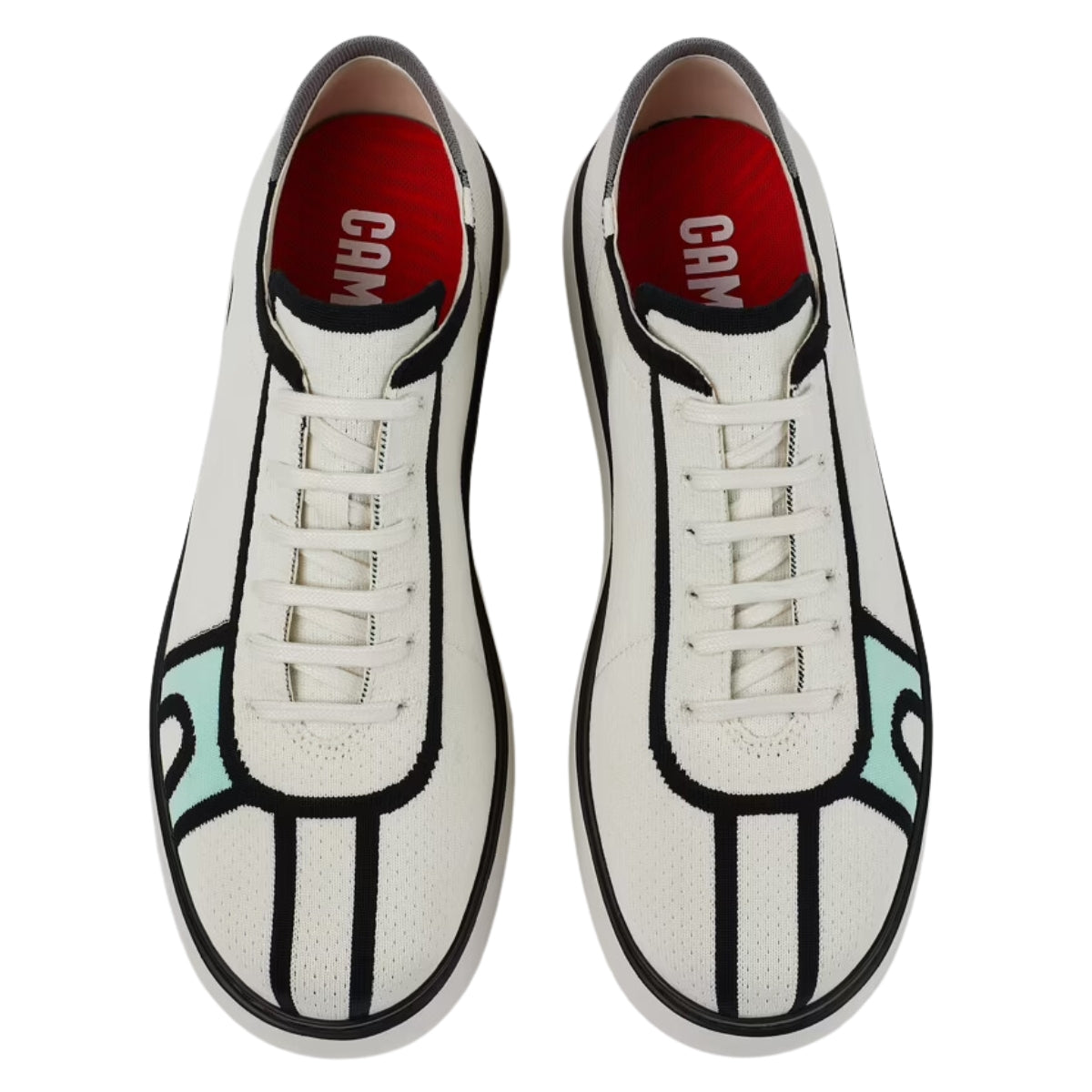 Camper Sneaker Ladies Ganxet Houston White-Black