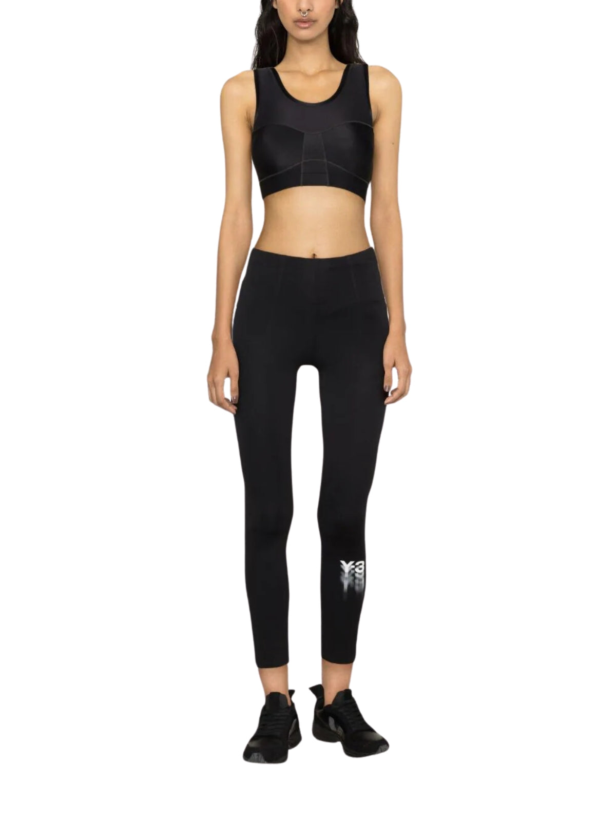 Y-3 Leggings Run Black