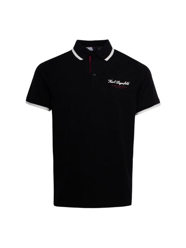 Karl Lagerfeld Golfer Logo White-Black