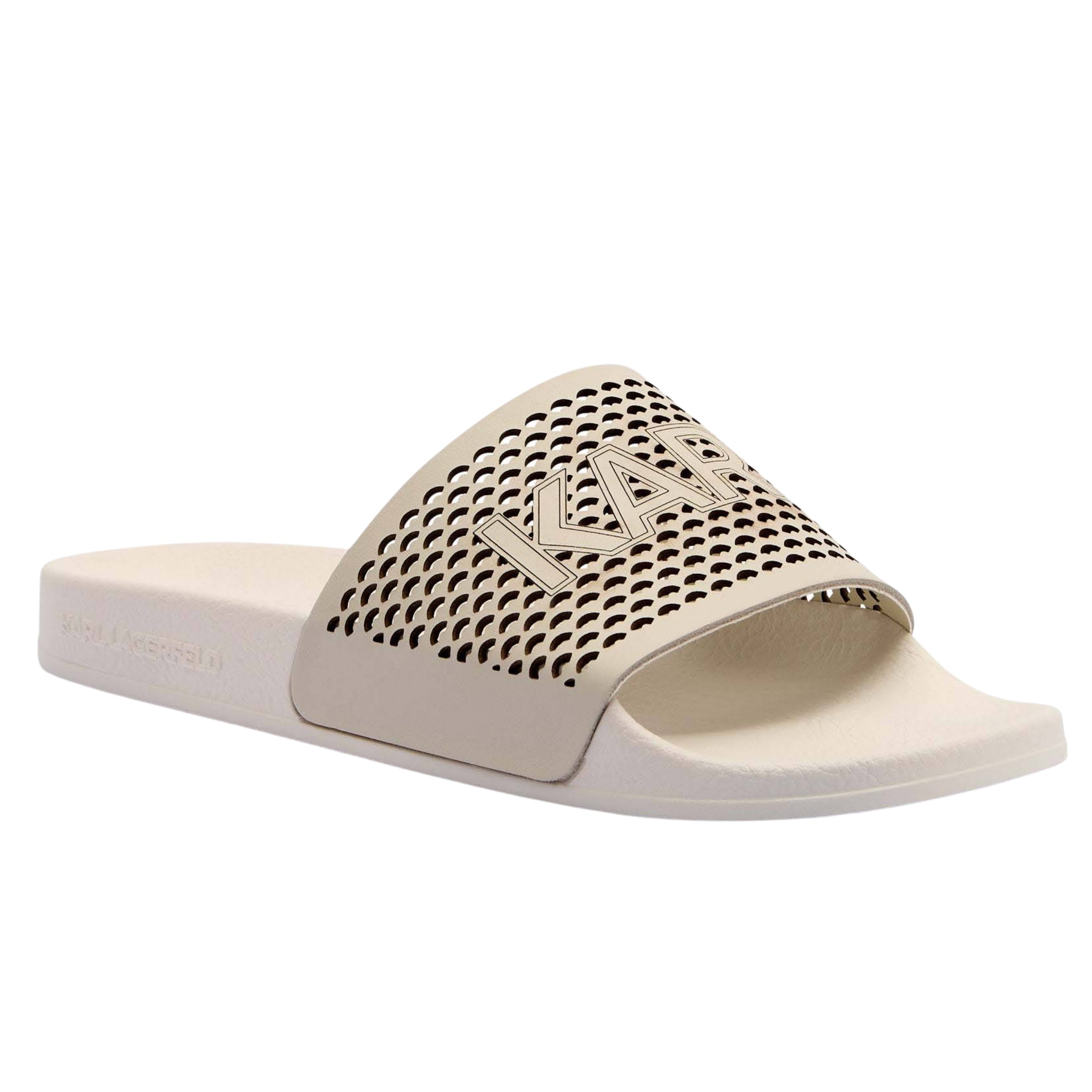 Karl Lagerfeld Slide Ladies Kondo 2.0 Perf Off White