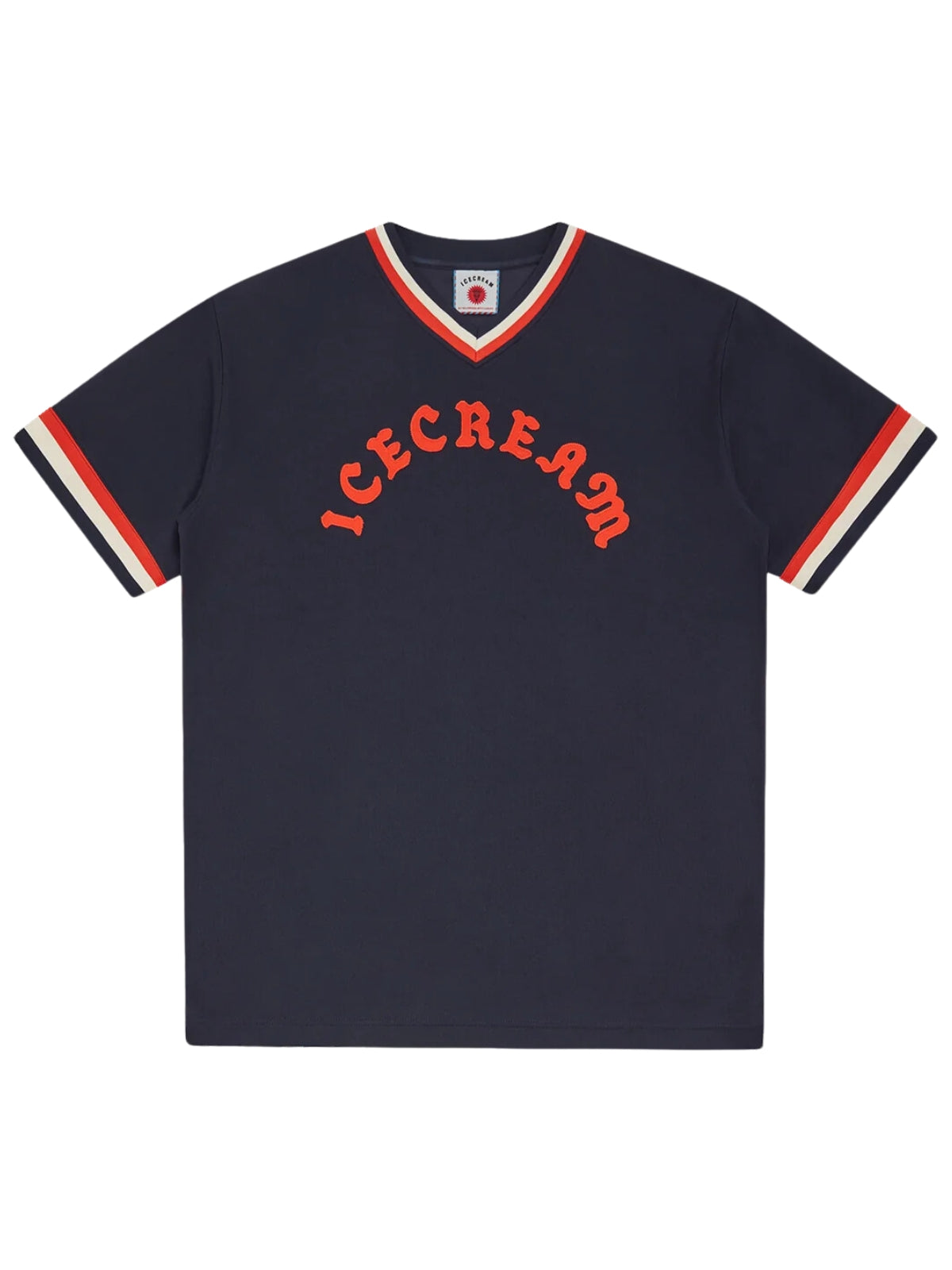 Ice-Cream T-Shirt Football Navy