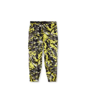 Msgm Track Pants Colour Art Black-Yellow