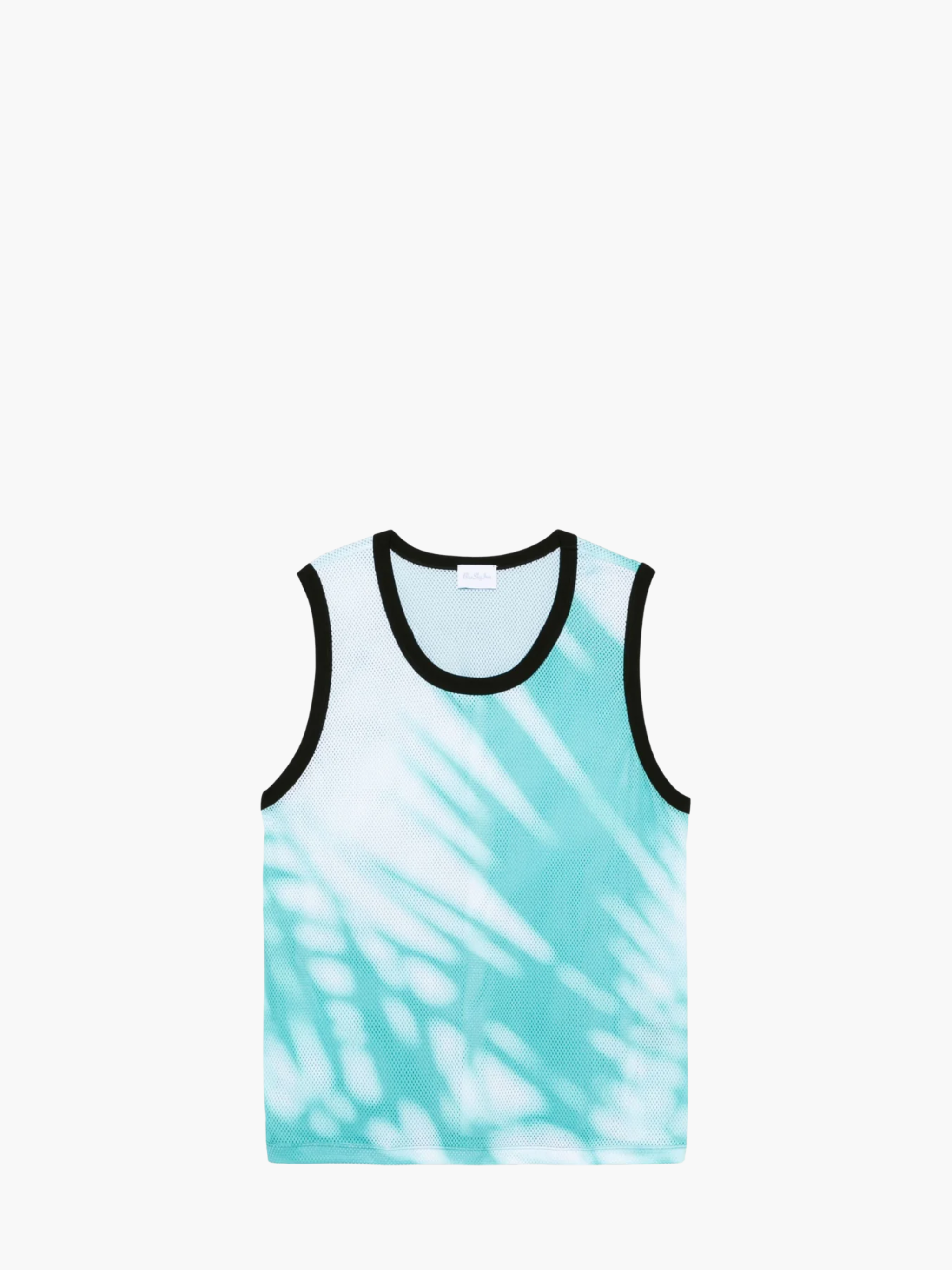 Blue Sky Inn Tank Shadow Print Blue