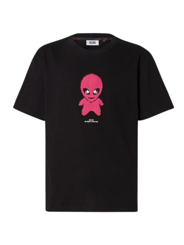 Gcds T-Shirt Graphic Alien Black