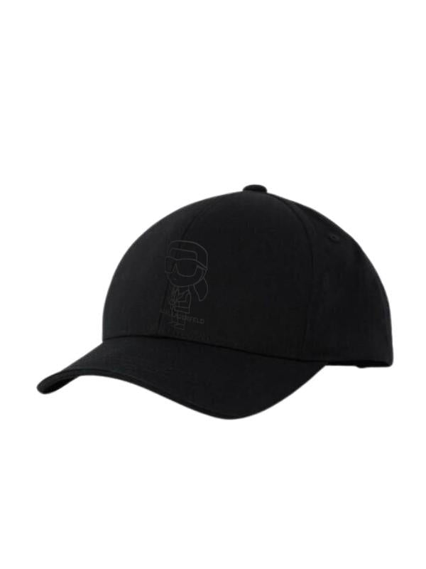 Karl Lagerfeld Cap Icon Mono Black