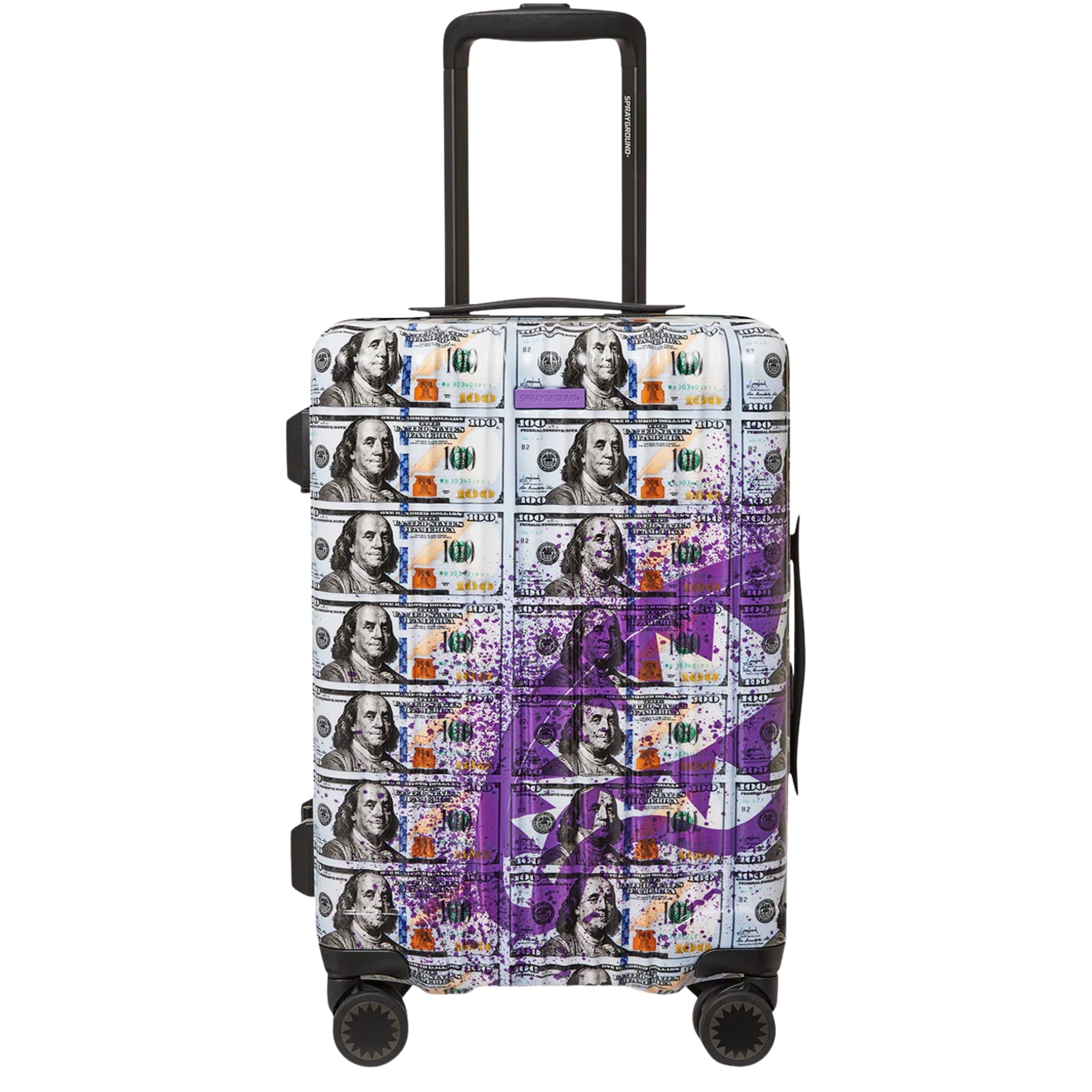 Spray Ground Bag Trolley Money Splat Lilac