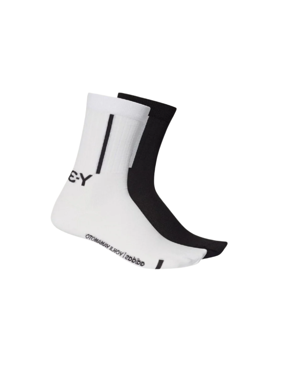 Y-3 Sock 2 Pack Black-White