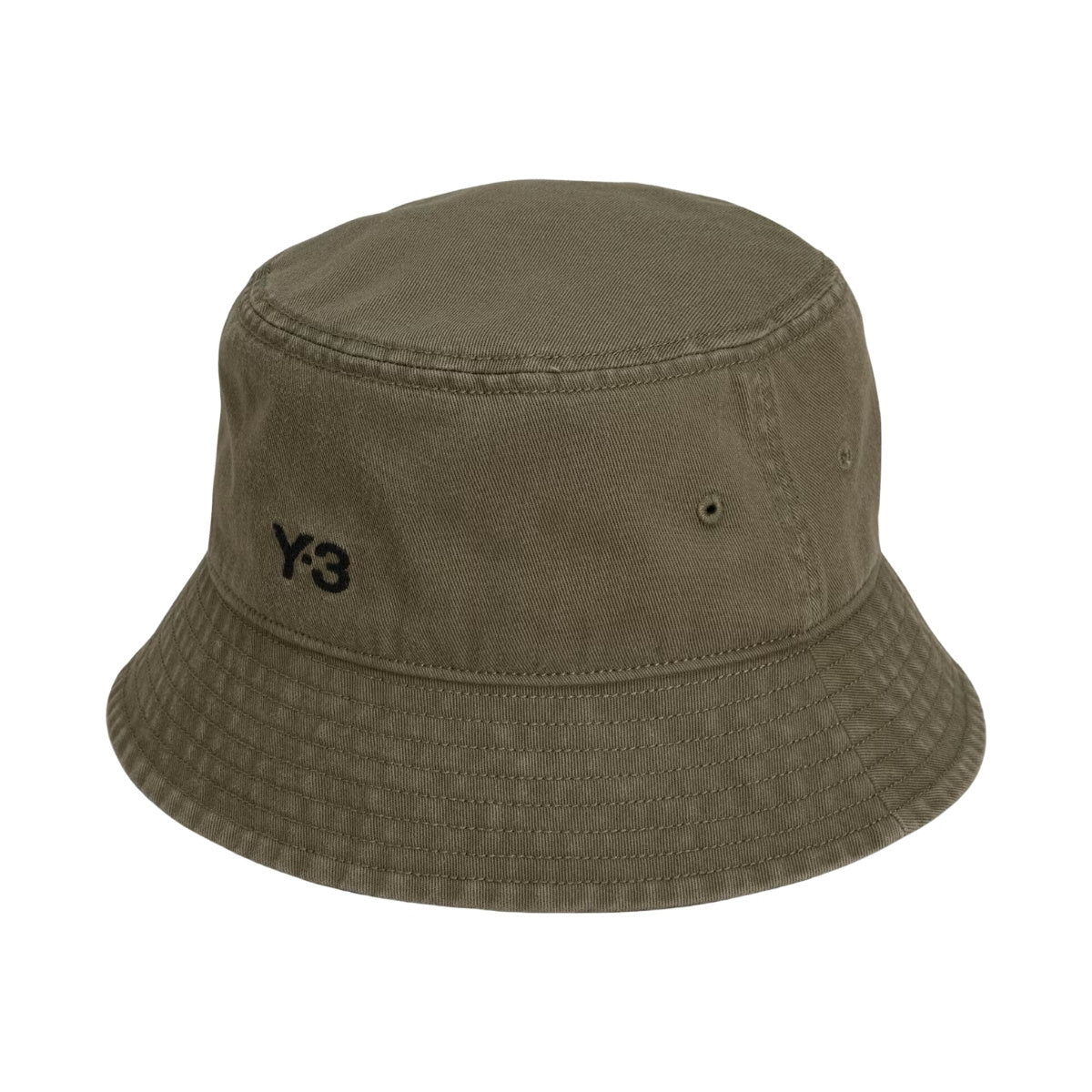 Y-3 Bucket Hat Logo Olive