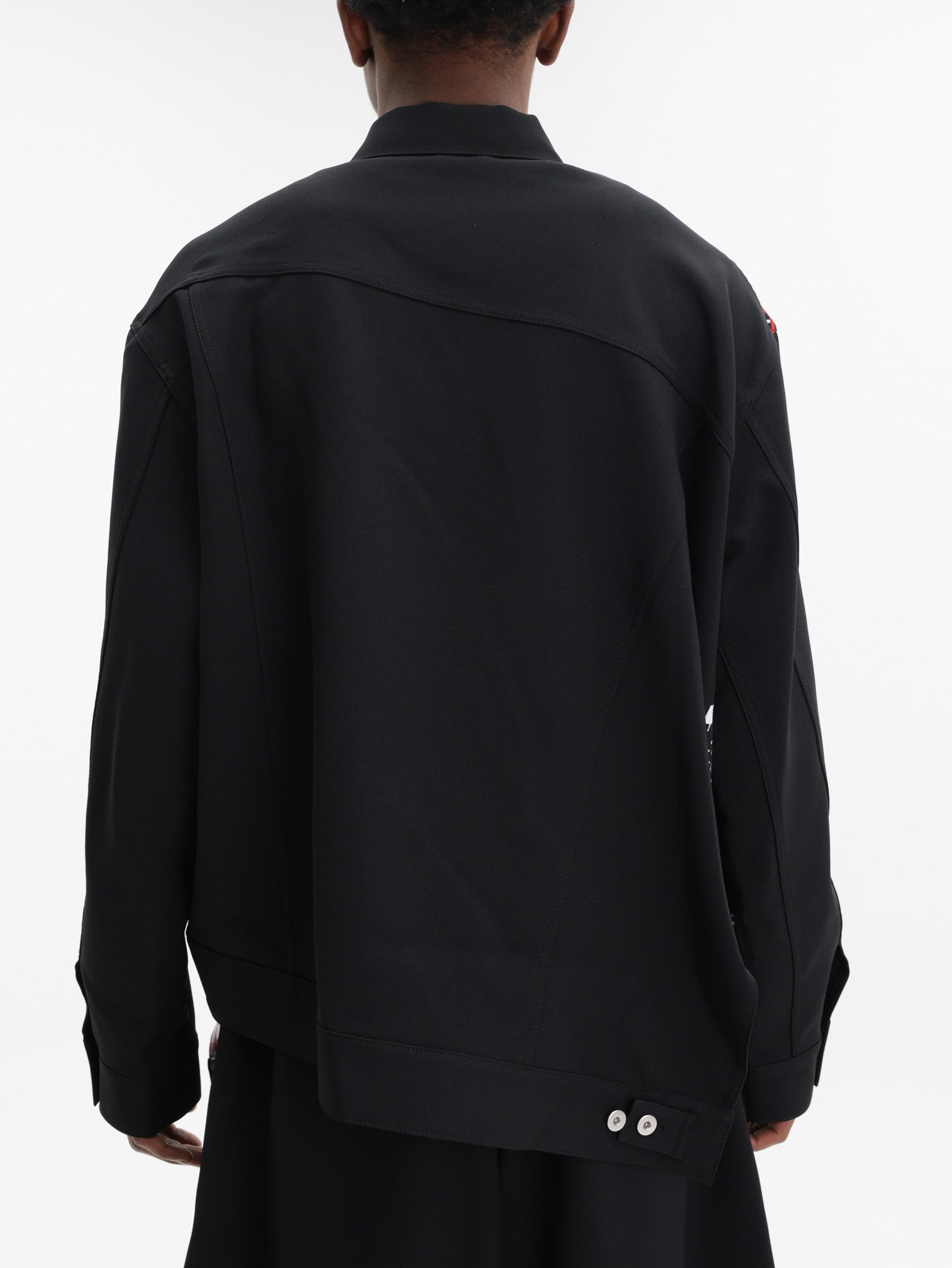 Comme Des Garcons Jacket All Over Print Eye Black