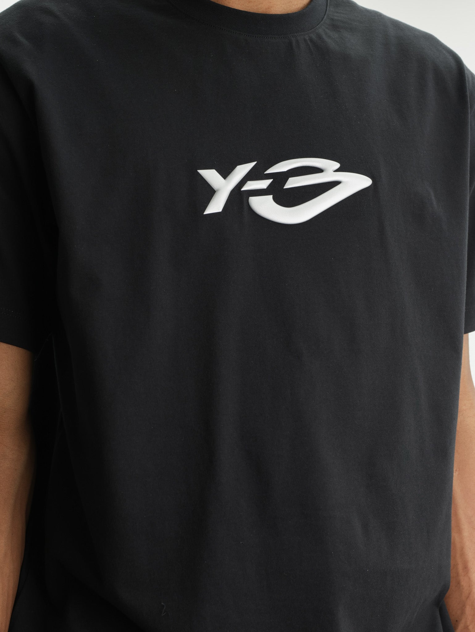 Y-3 T-Shirt Logo Ls Black