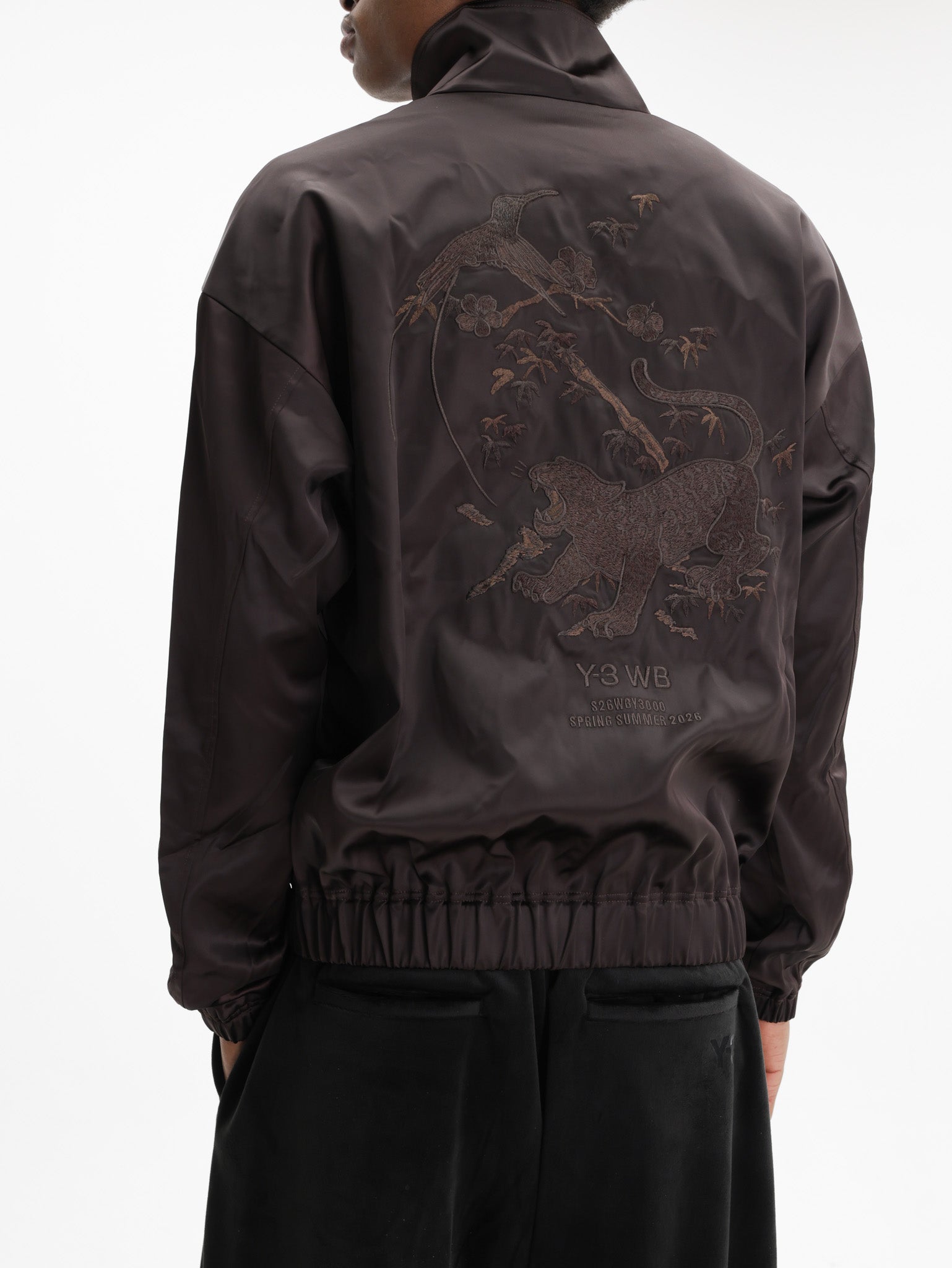Y-3 Jacket Satin Jkt Brown