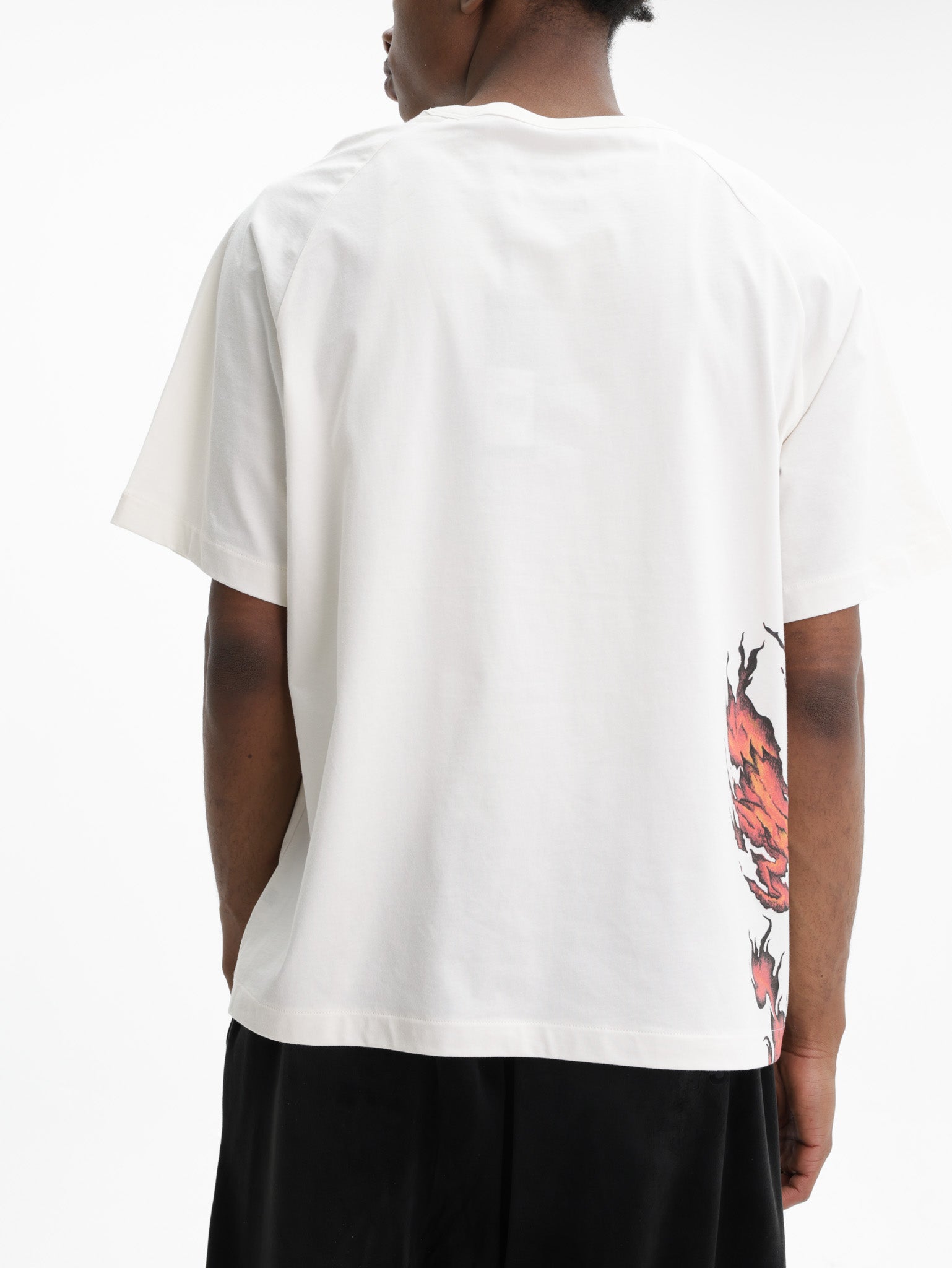 Y-3 T-Shirt Gfx Ss Cloud White