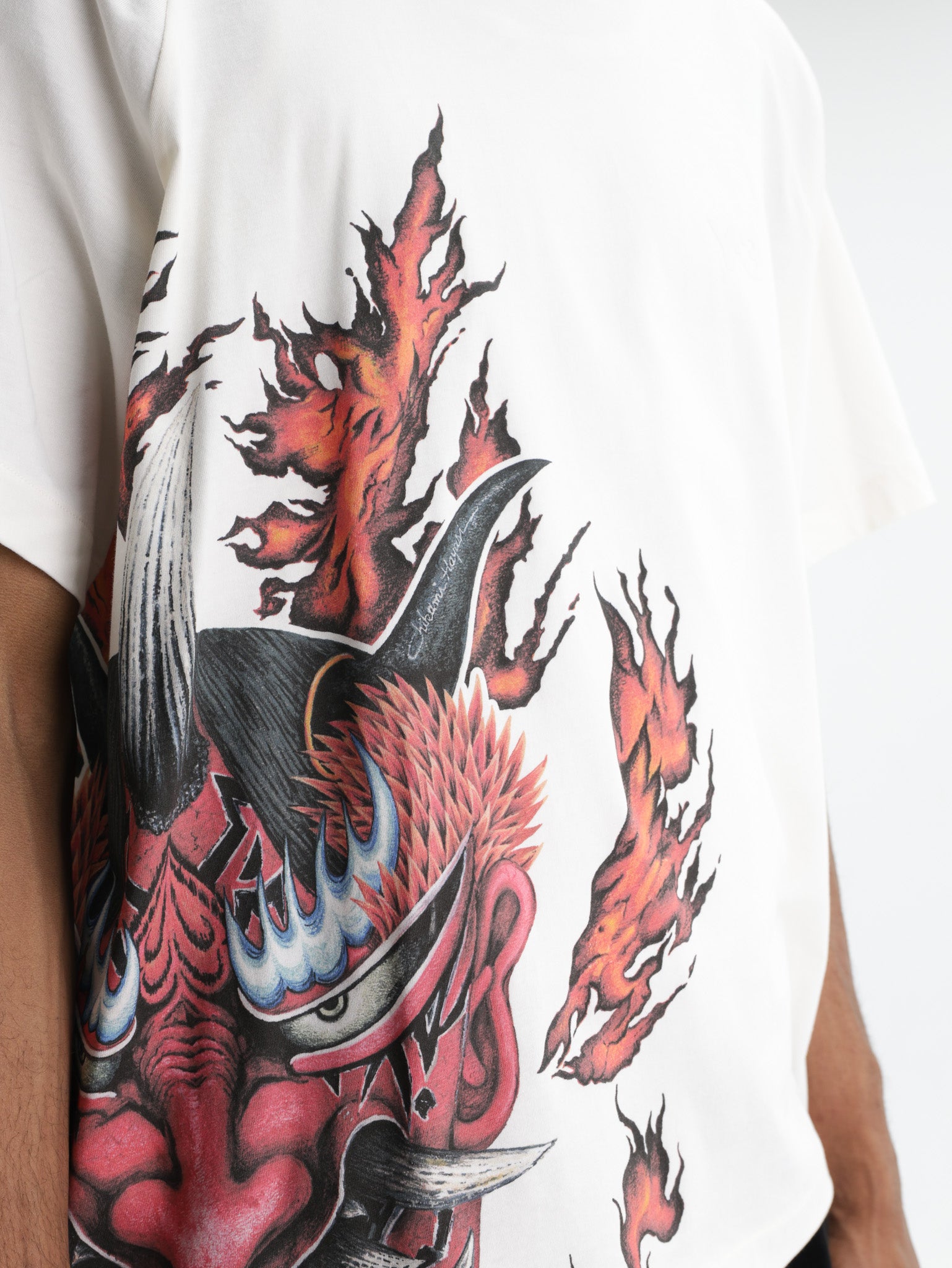 Y-3 T-Shirt Gfx Ss Cloud White