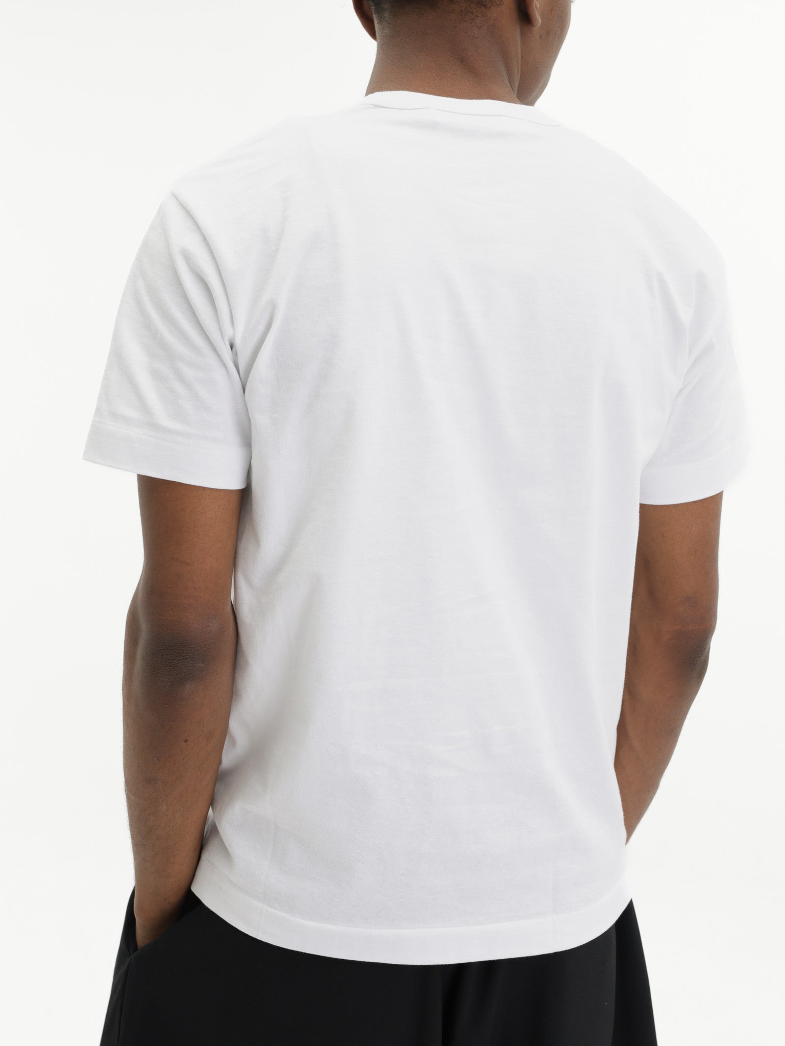 Comme Des Garcons T-Shirt Multi Logo Print White