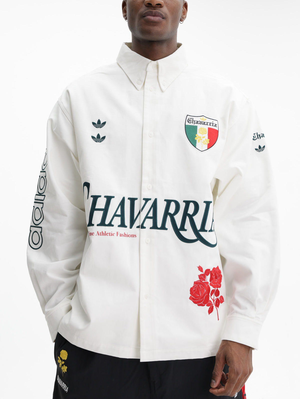 Adidas X White Chavarria Button Up Shirt Off White