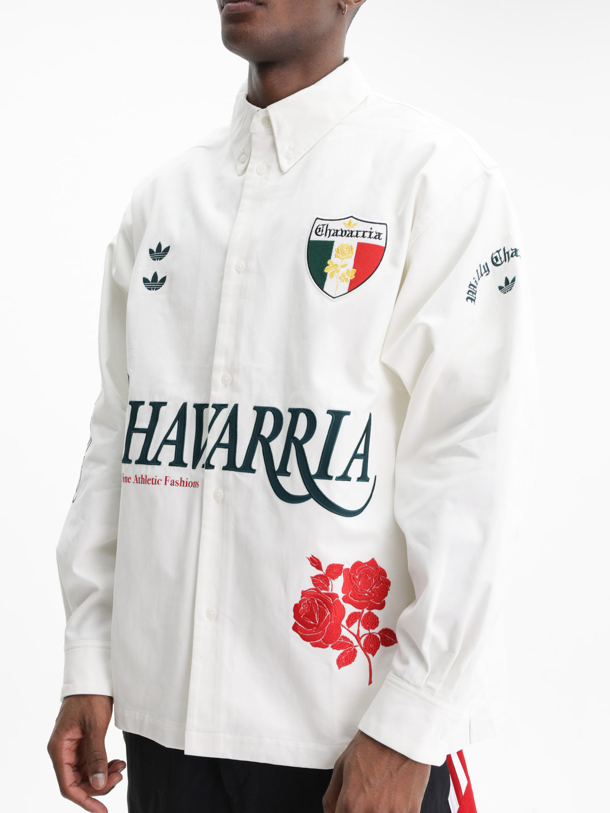 Adidas X White Chavarria Button Up Shirt Off White