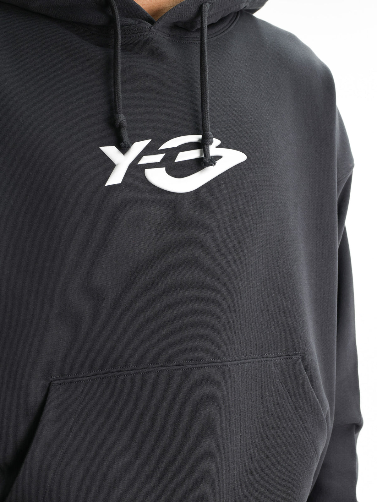 Y-3 French Terry Liquid Logo Hoody Black