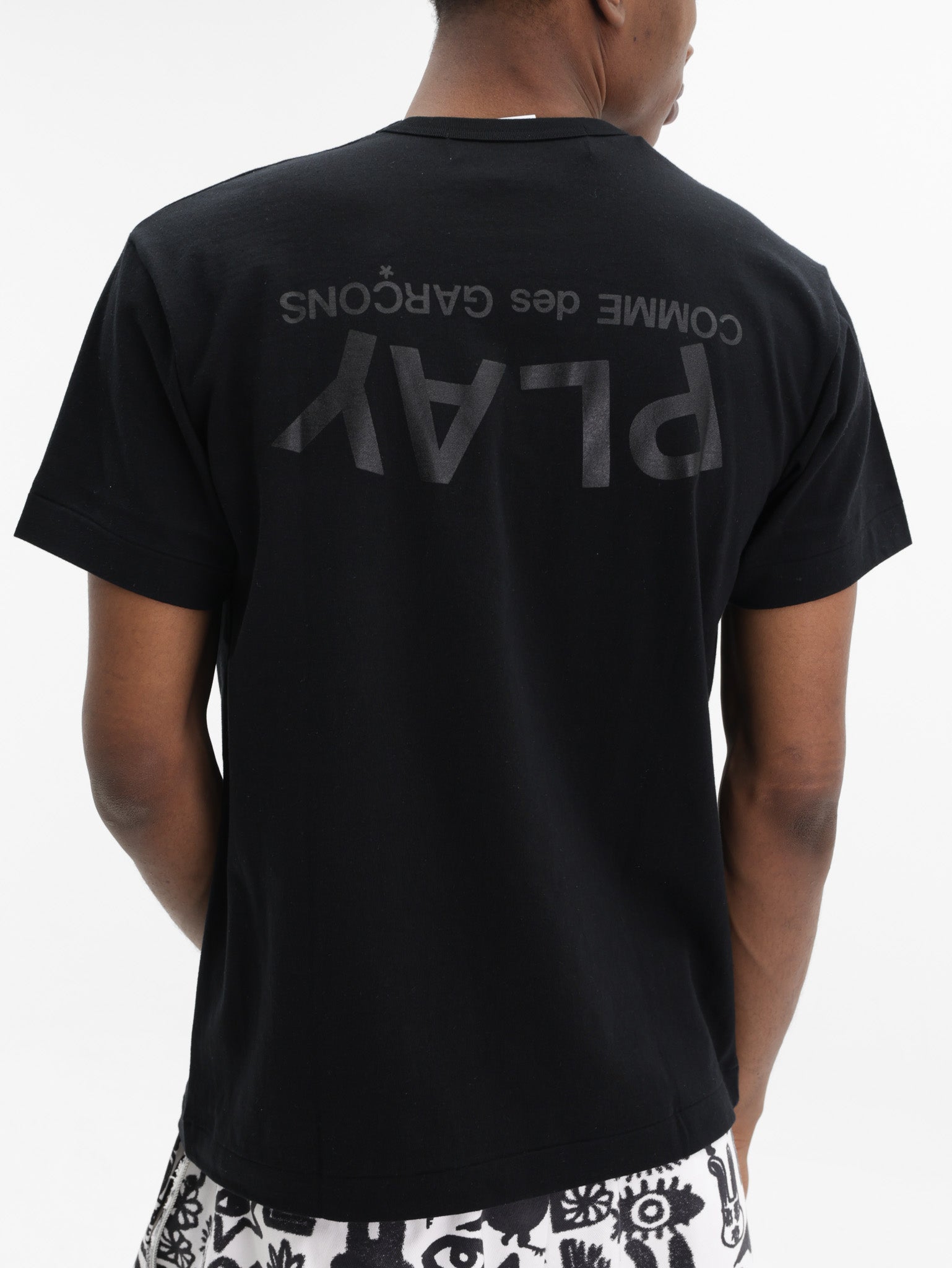 BLACK COMME des GARCONS Tシャツ Comme Des Garcons T-Shirt Black Play Logo Black