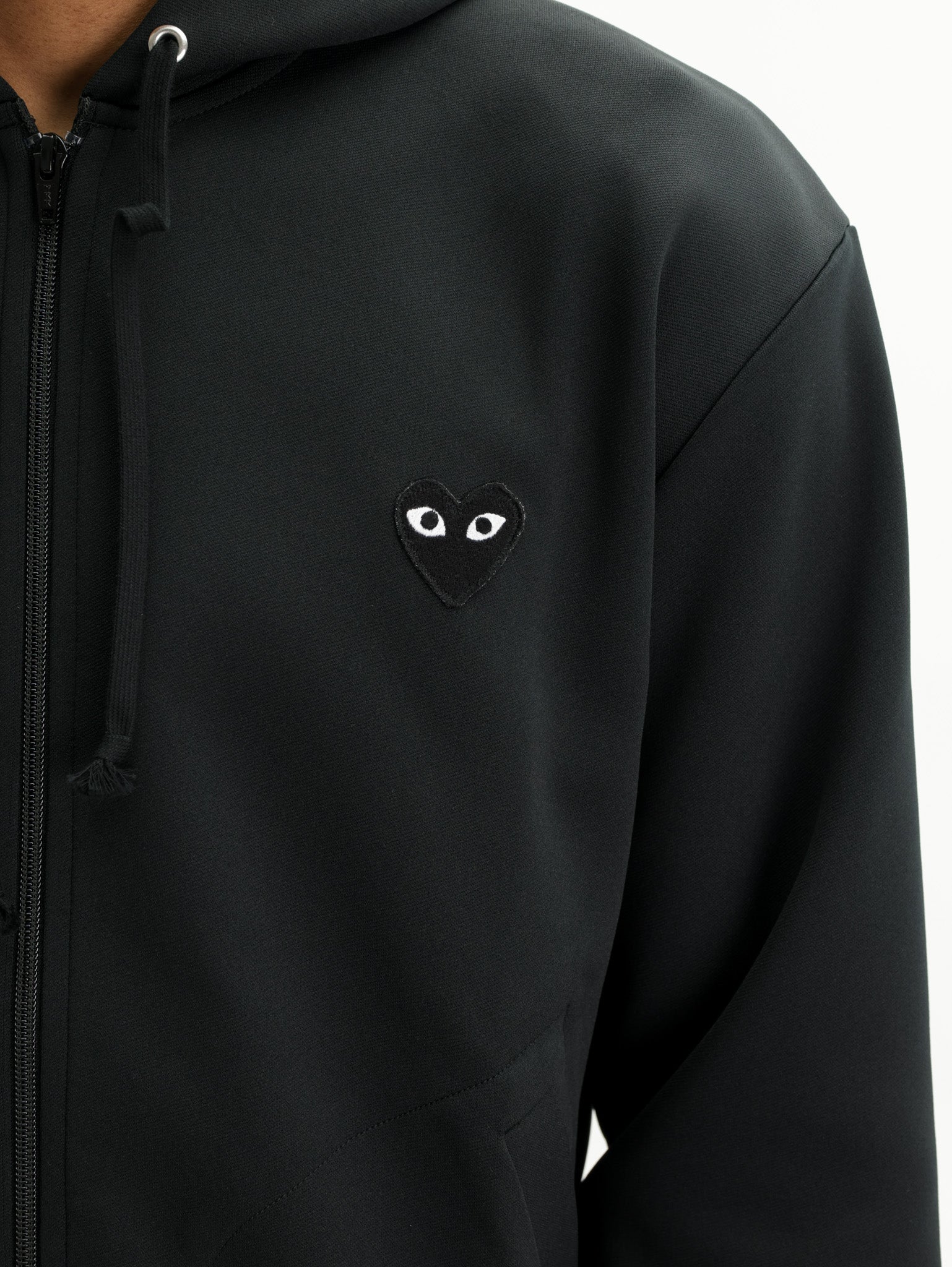 『最終価格』2009ss COMME des GARÇONS BLACK Comme Des Garcons Hoodie Black Emblem Black