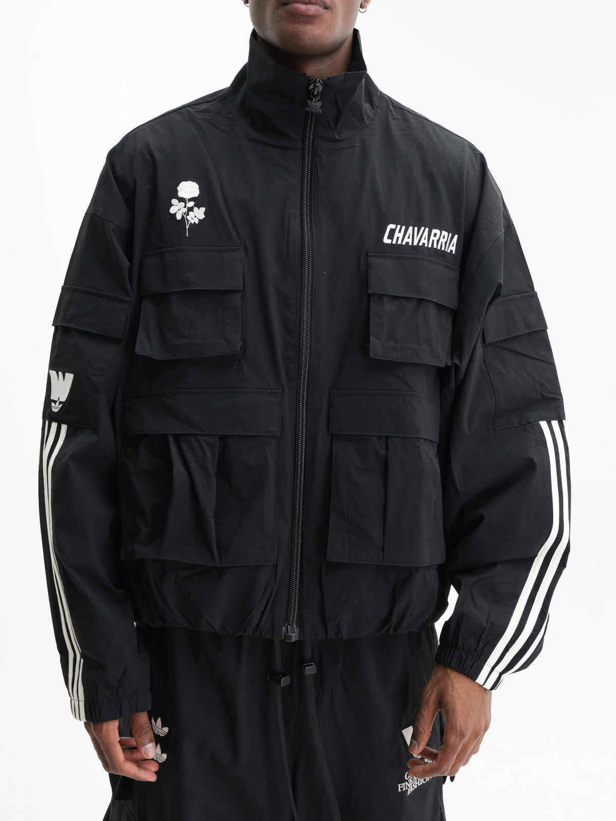 Willy Chavarria X Adidas Cargo Track Jacket Black