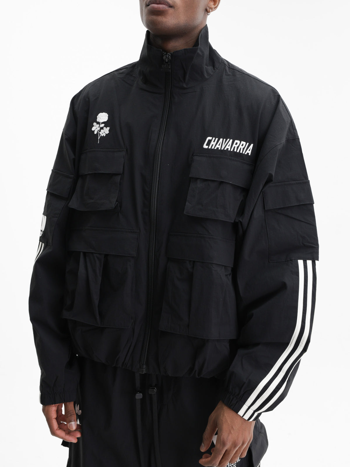 Willy Chavarria X Adidas Cargo Track Jacket Black