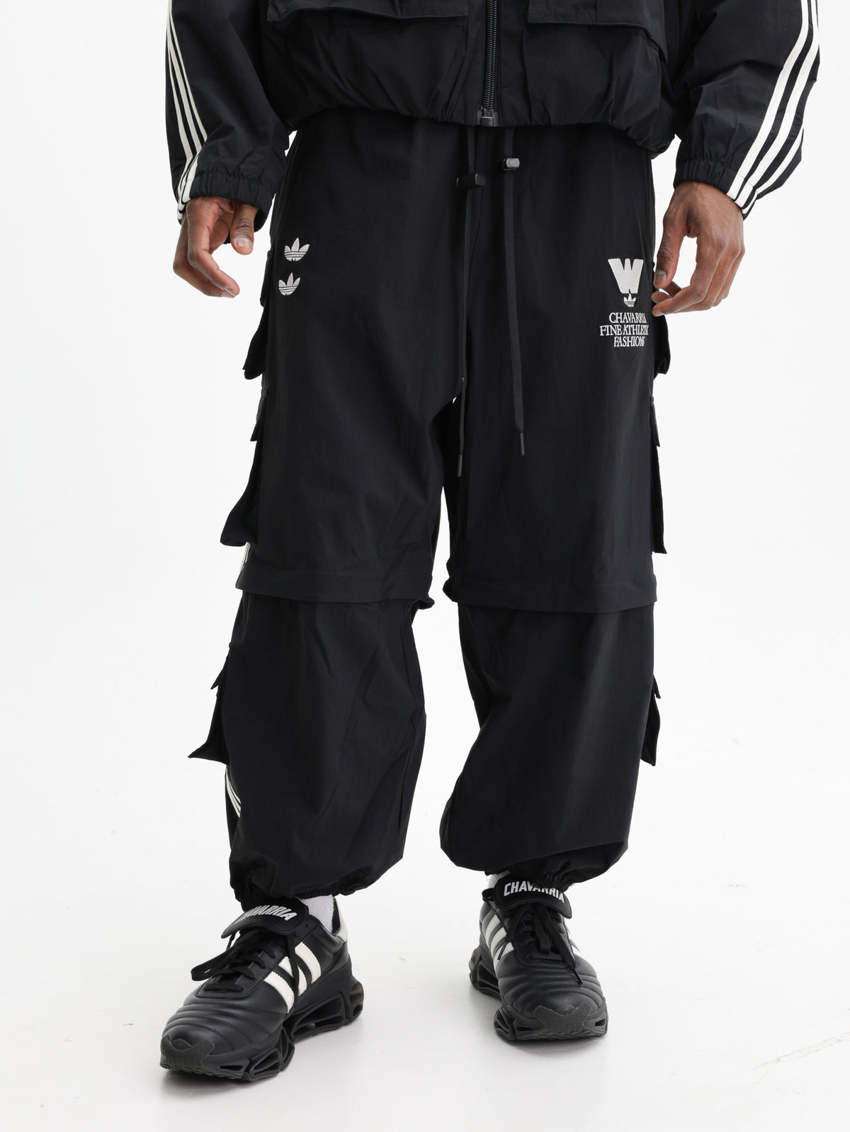 Willy Chavarria X Adidas Cargo Pants Black