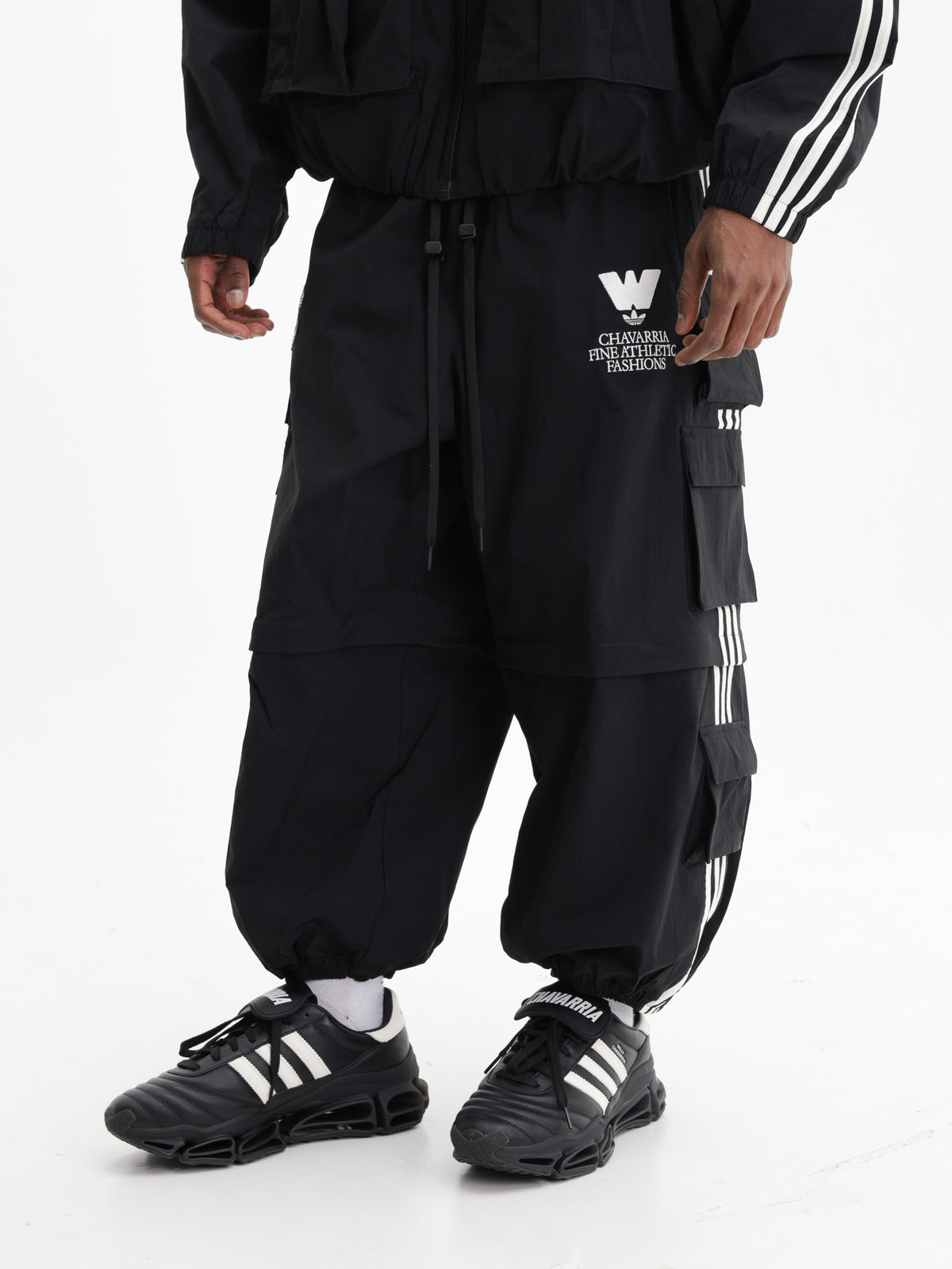 Willy Chavarria X Adidas Cargo Pants Black