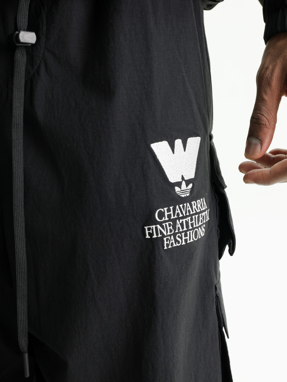 Willy Chavarria X Adidas Cargo Pants Black