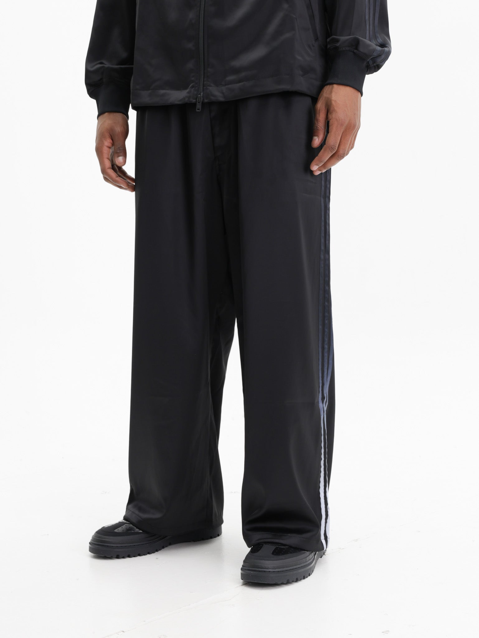 Y-3 Pants Grd 3S Satin Tp Black