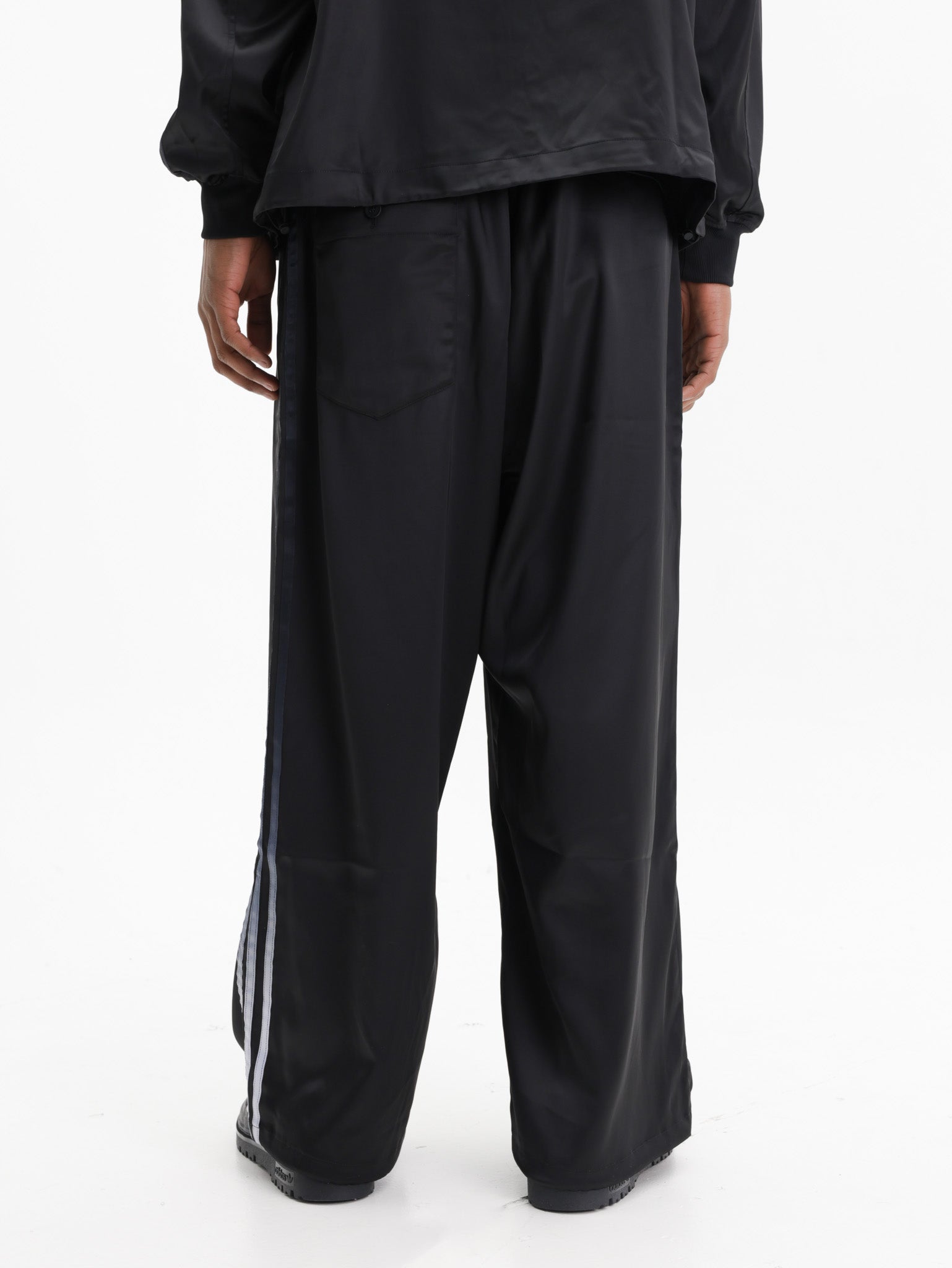 Y-3 Pants Grd 3S Satin Tp Black