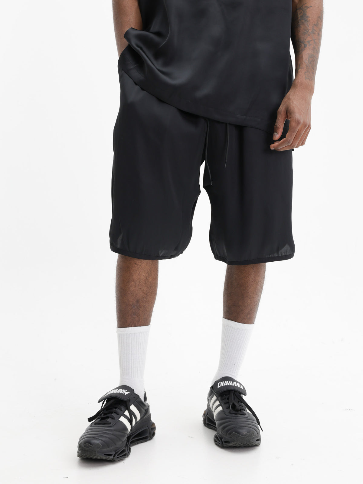 Y-3 Liquid Logo Shorts Black
