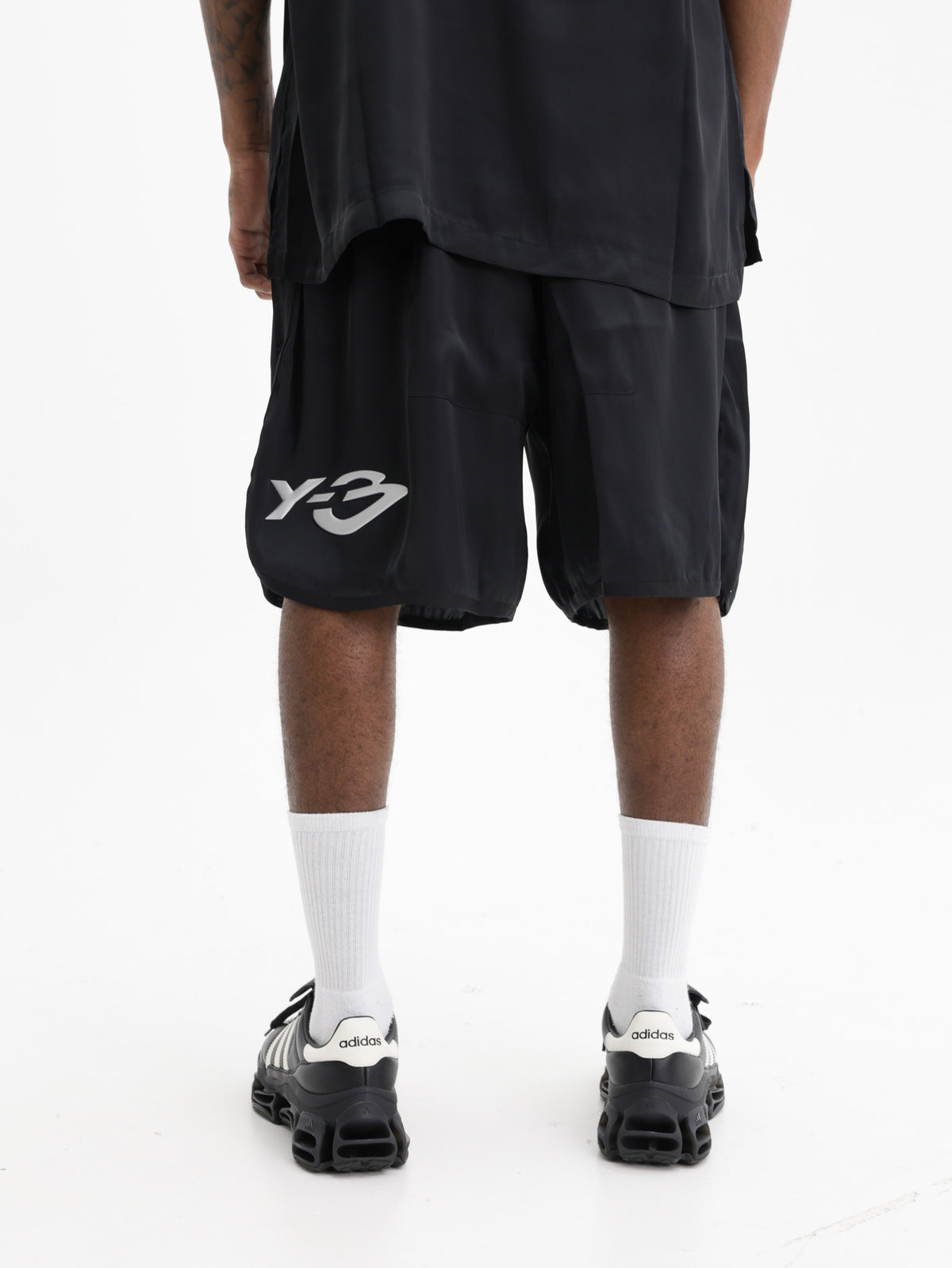 Y-3 Liquid Logo Shorts Black