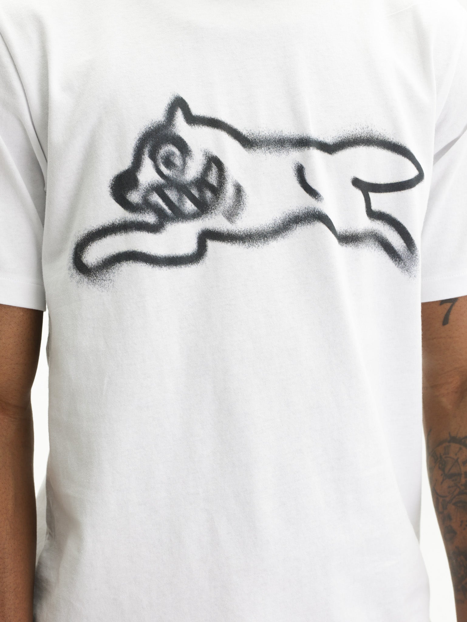 Ice-cream T-Shirt Crystal Dog White
