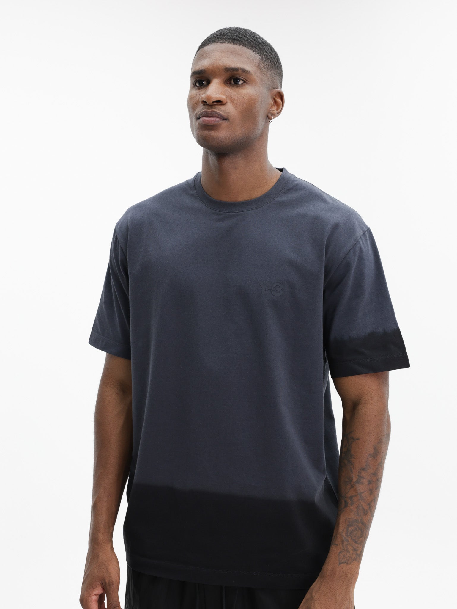 Y-3 T-Shirt Grey-Black