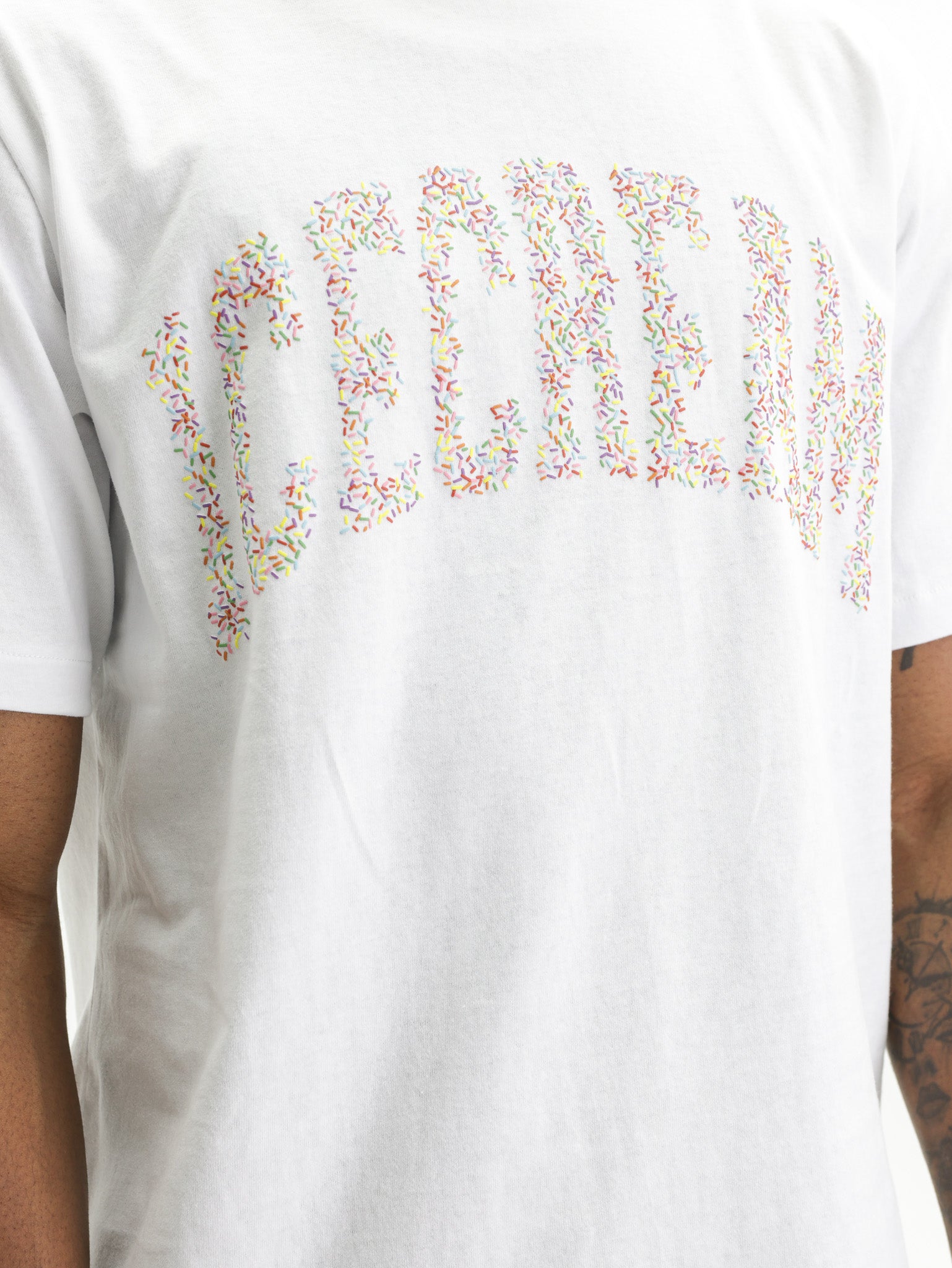 Ice-cream T-Shirt Sprinkles White