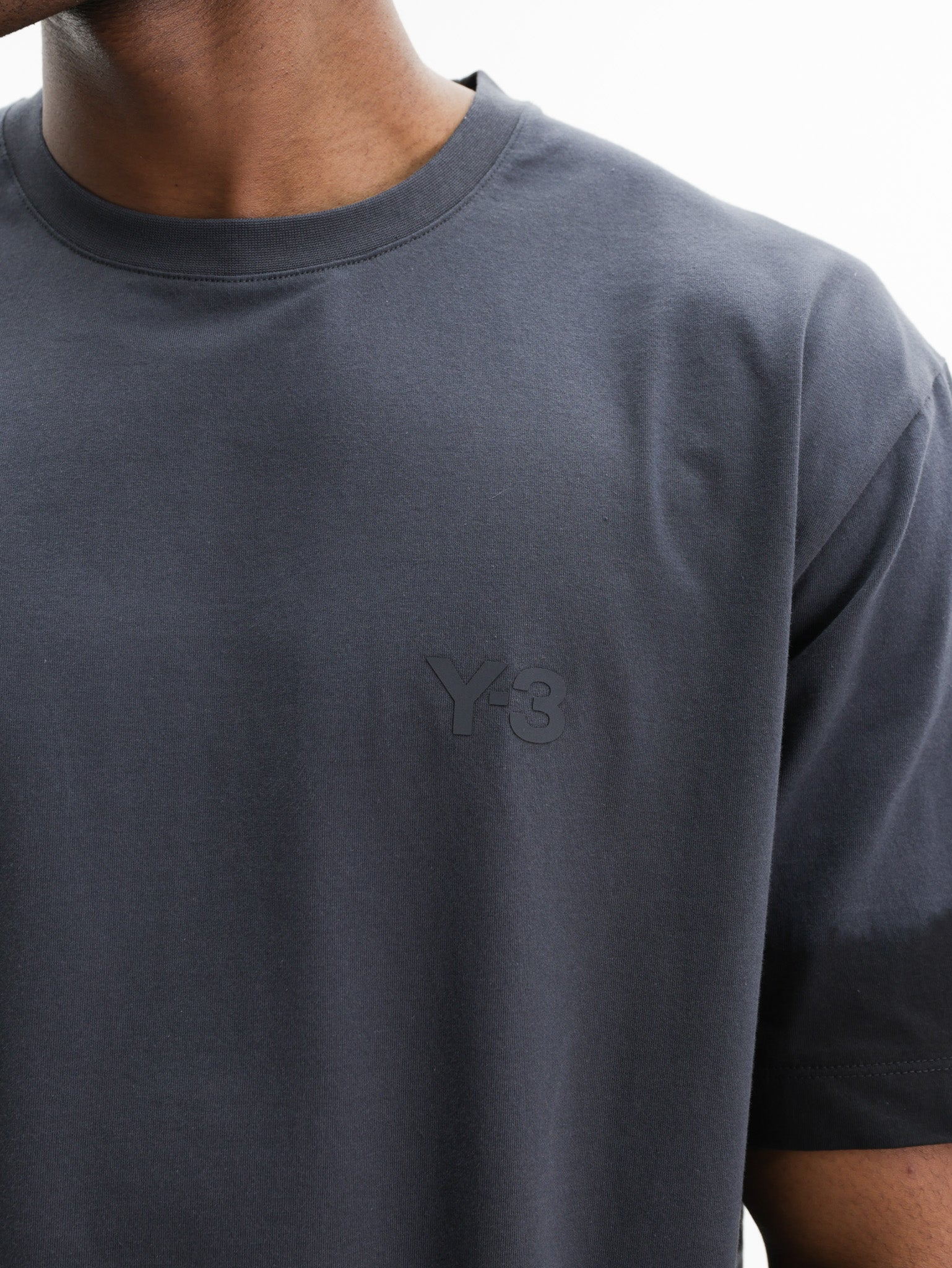 Y-3 T-Shirt Grey-Black