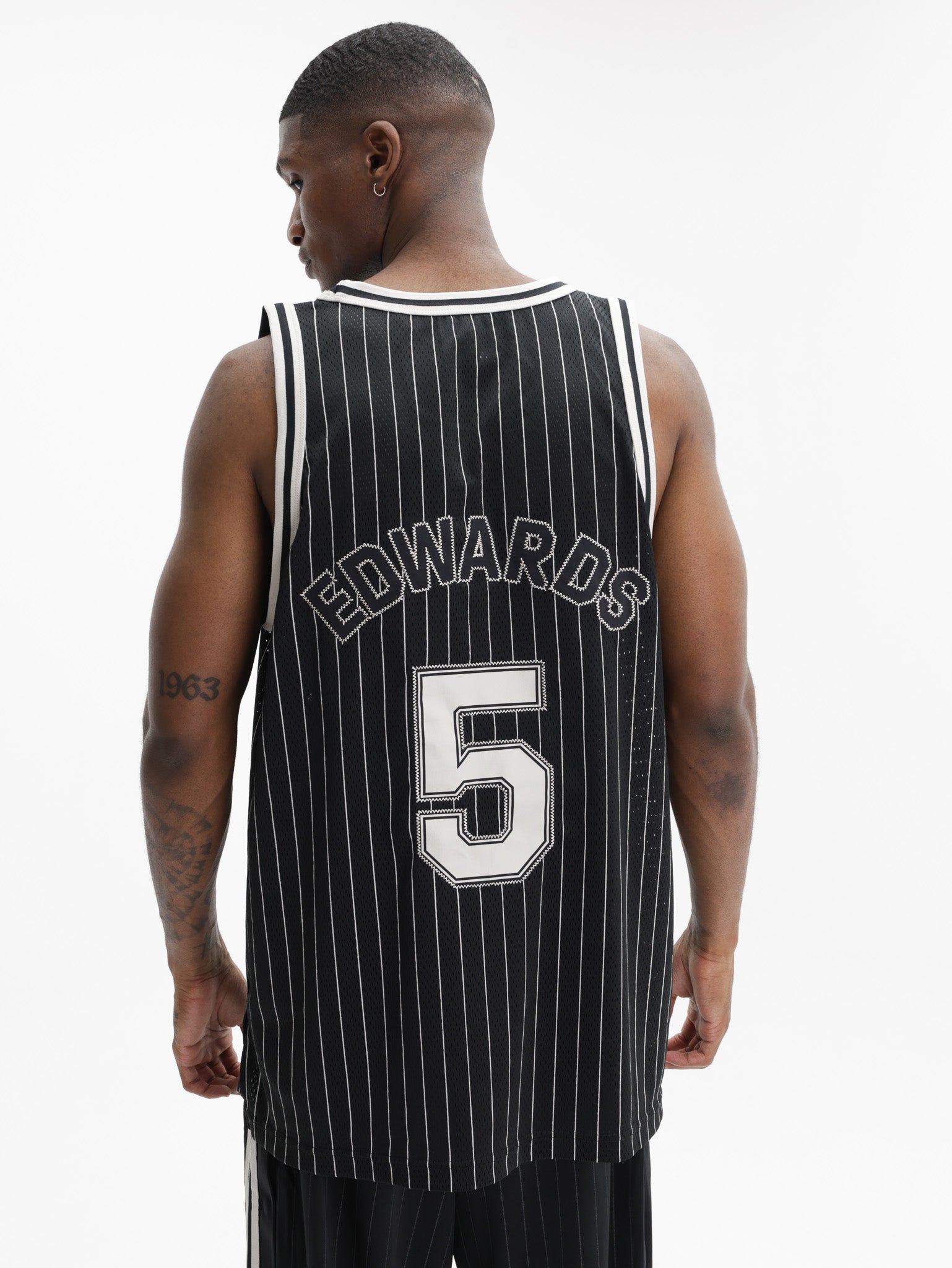 Y-3 Top Tank Pinstripe Black