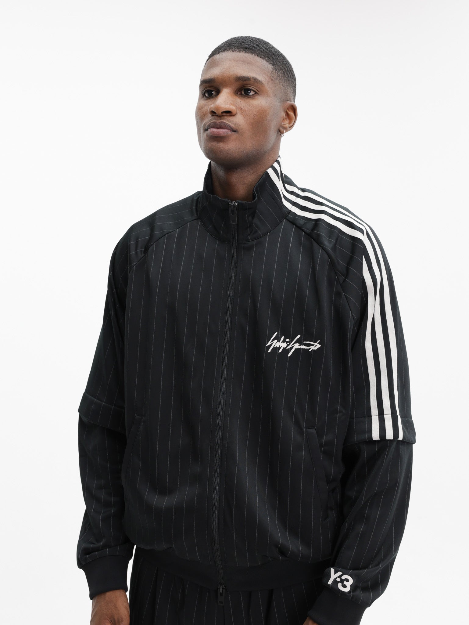 Y-3 Jacket Pinstripe Black
