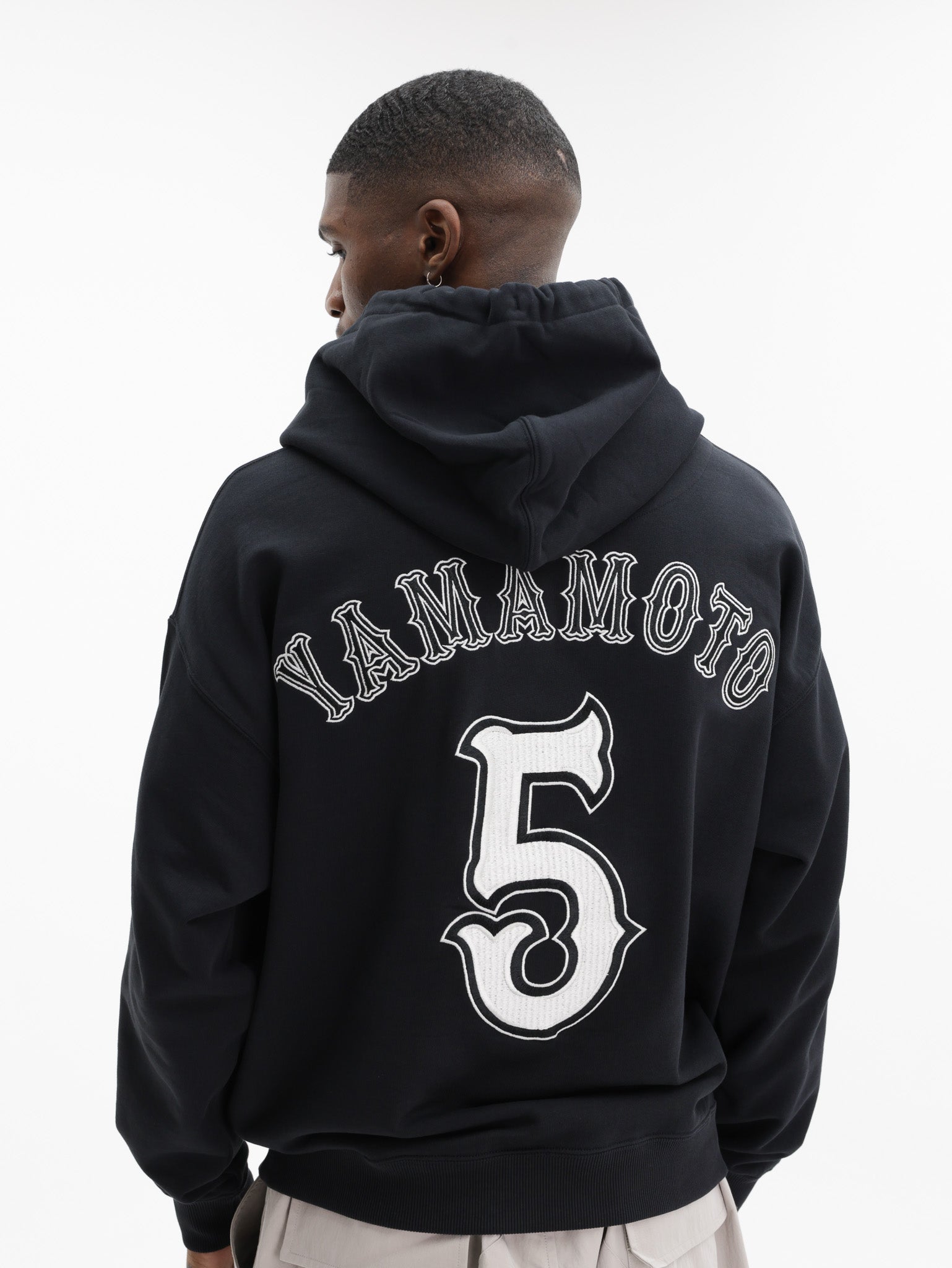 Y-3 Hoodie Logo Black