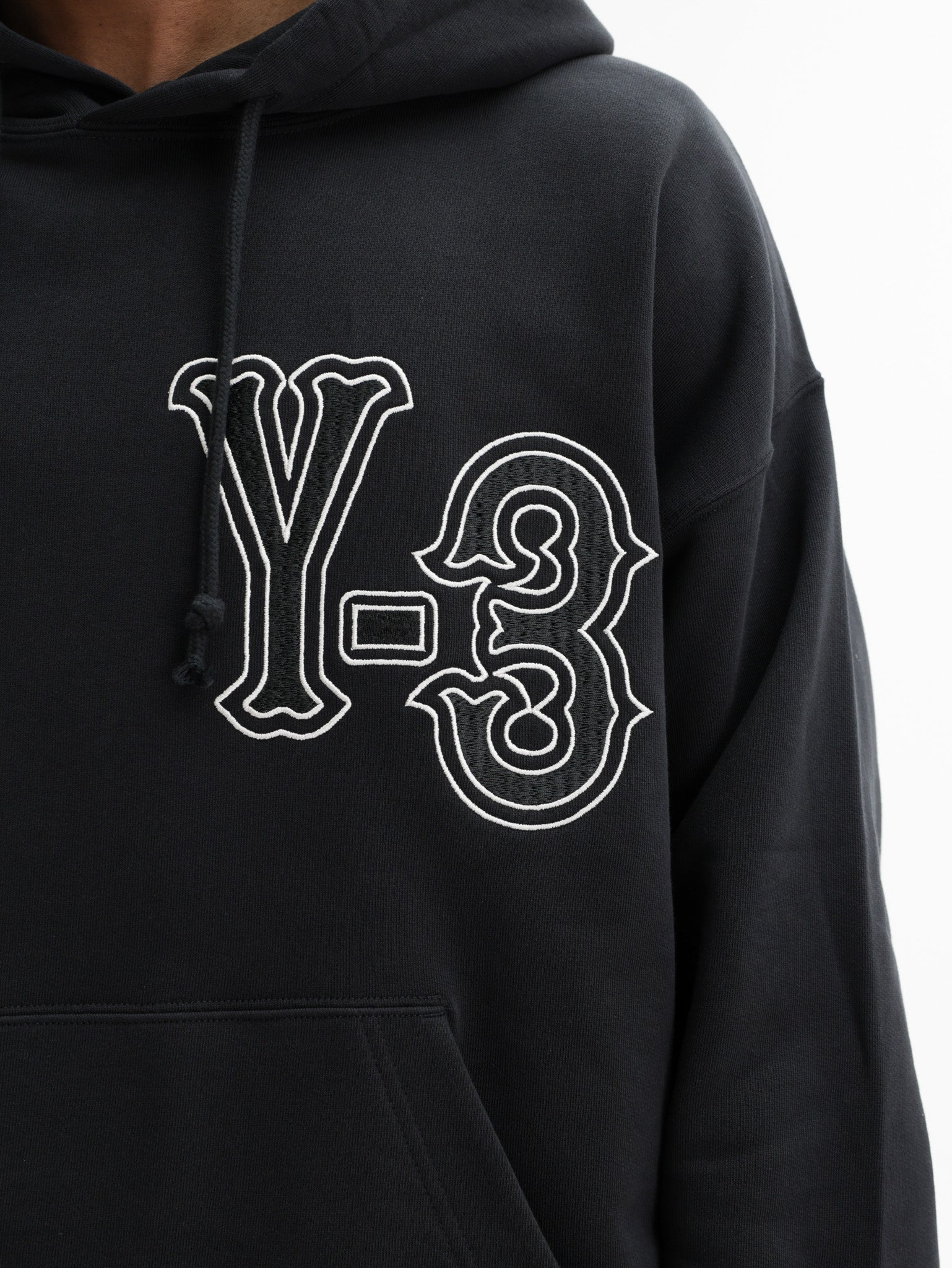 Y-3 Hoodie Logo Black