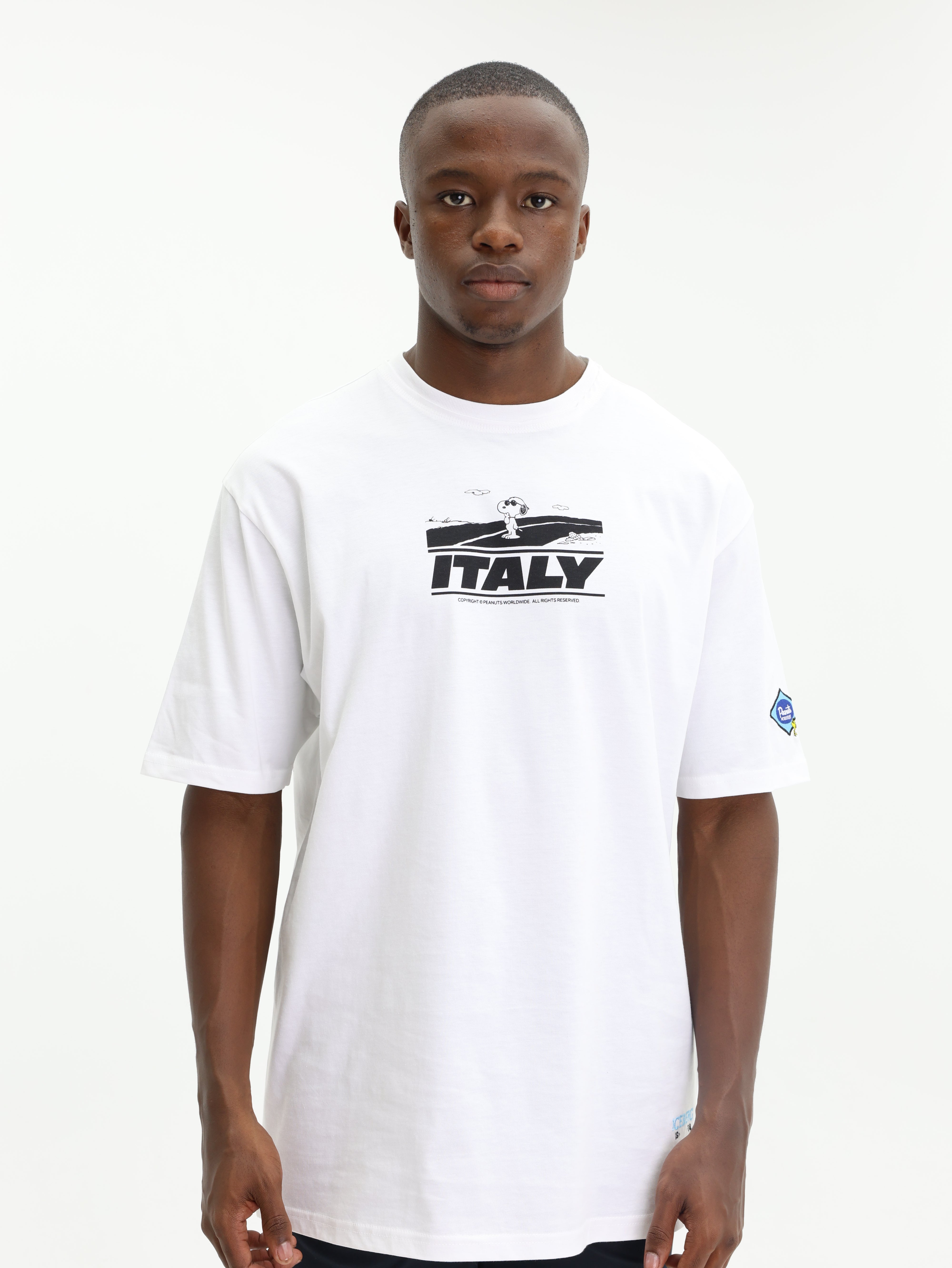 Iceberg T-Shirt Peanuts Print Embro White