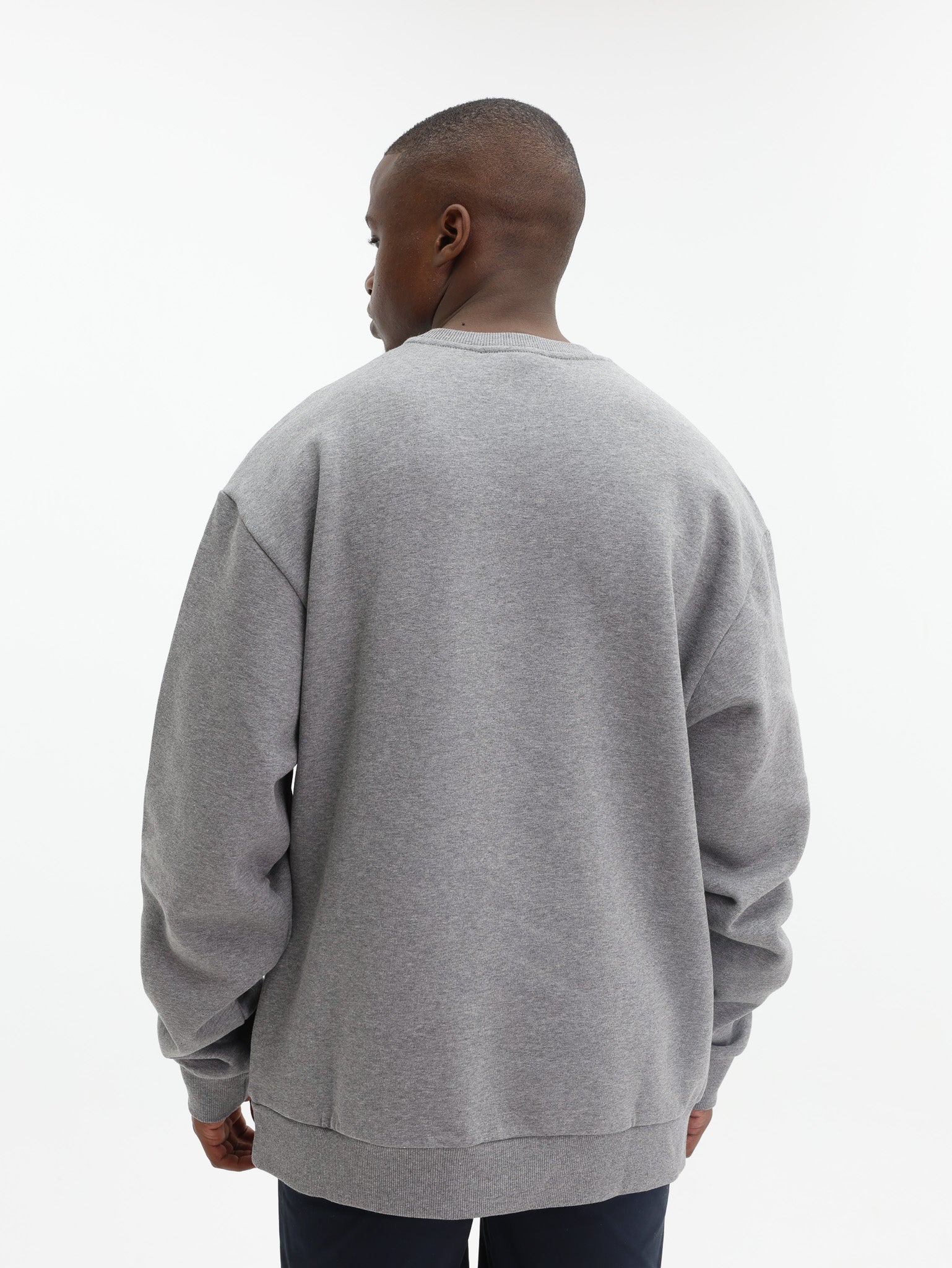Iceberg Sweater Brushed Fleece Grey