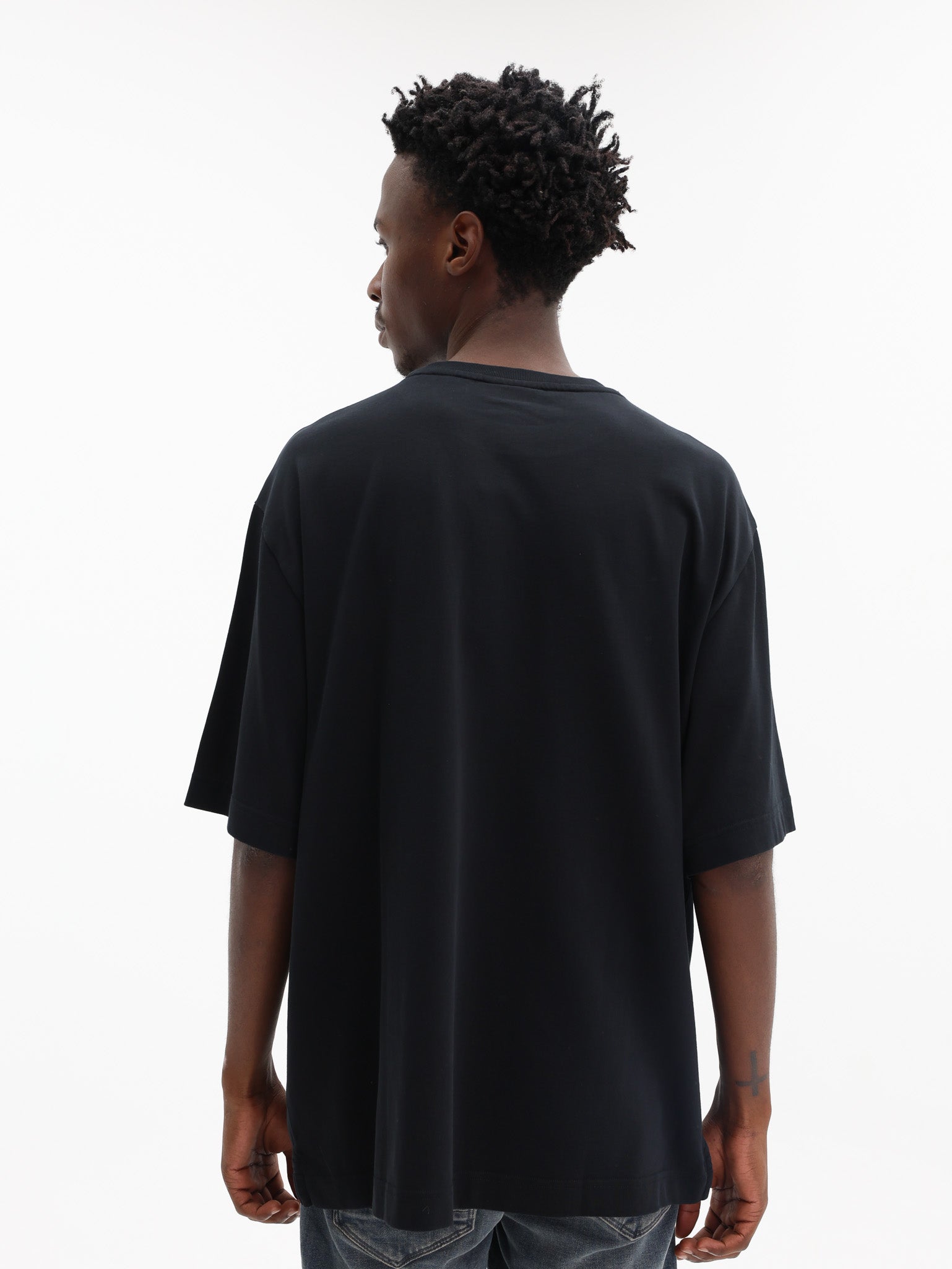 Maison Kitsune T-Shirt Fox Head Oversize Black