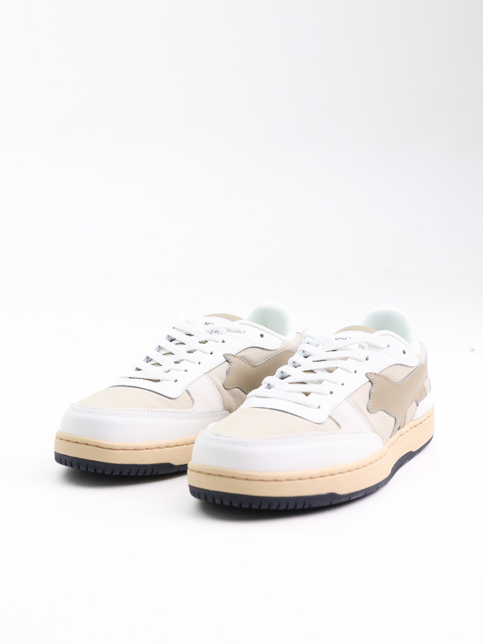 Maison Kitsune Sneaker Mks7 Chiru Trainers Med Grey-White