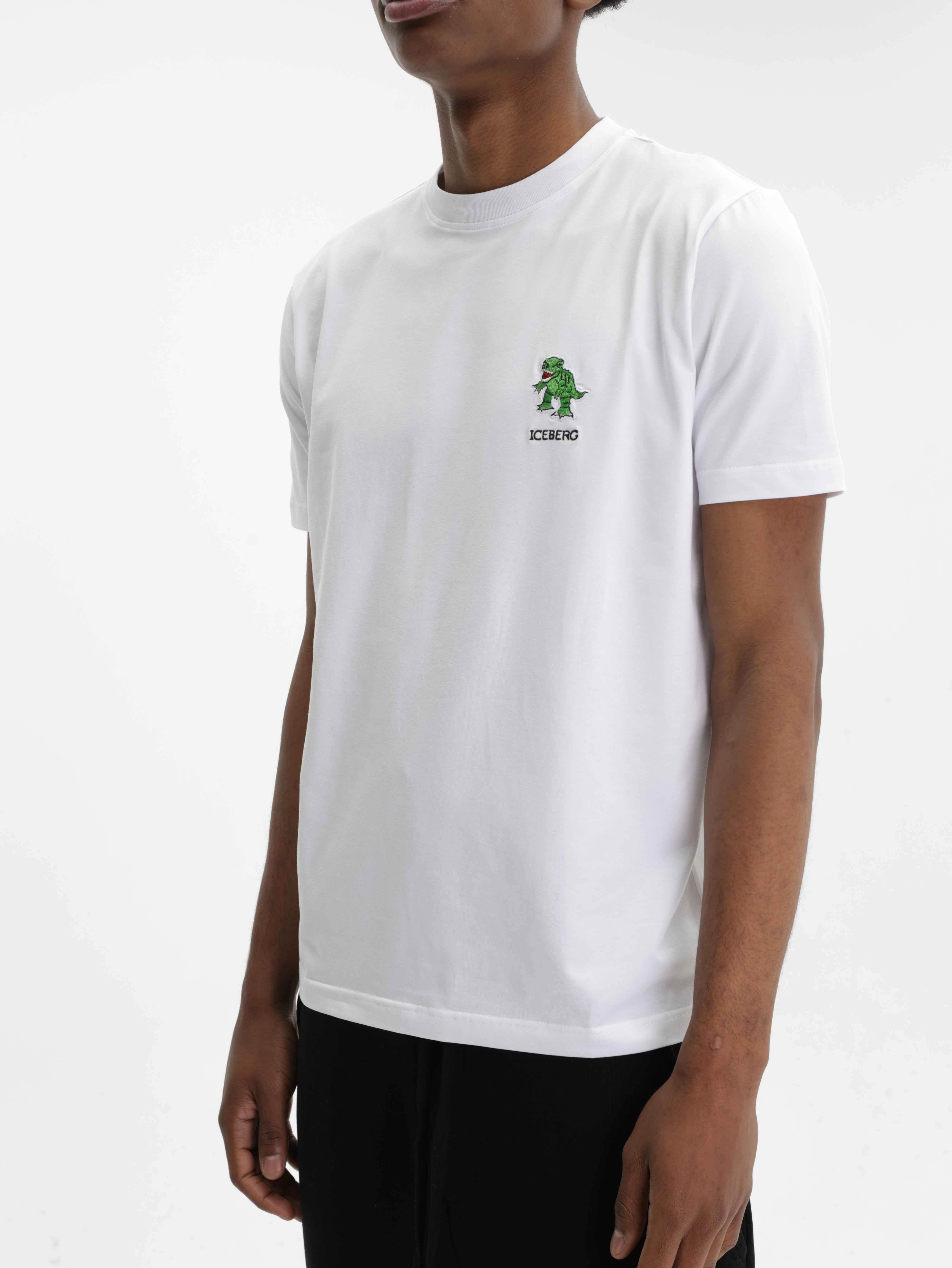 Iceberg T-Shirt Dino Logo Crew White