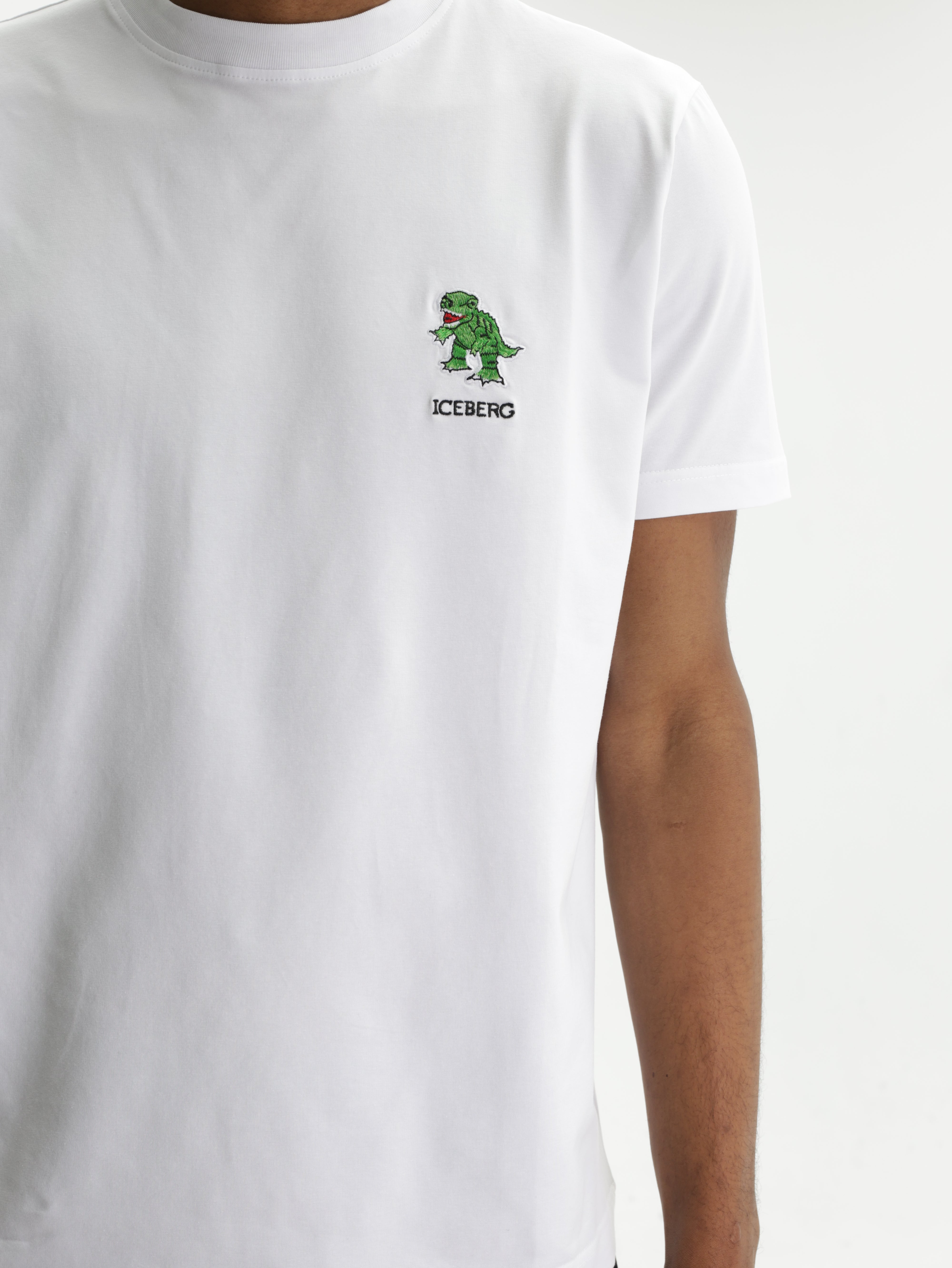 Iceberg T-Shirt Dino Logo Crew White