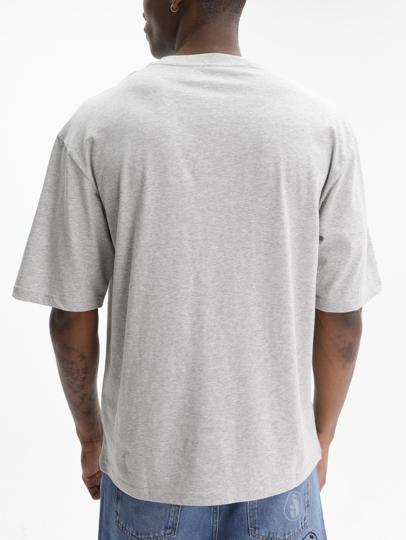 Iceberg Jeans T-Shirt Purple Smiley Print Grey