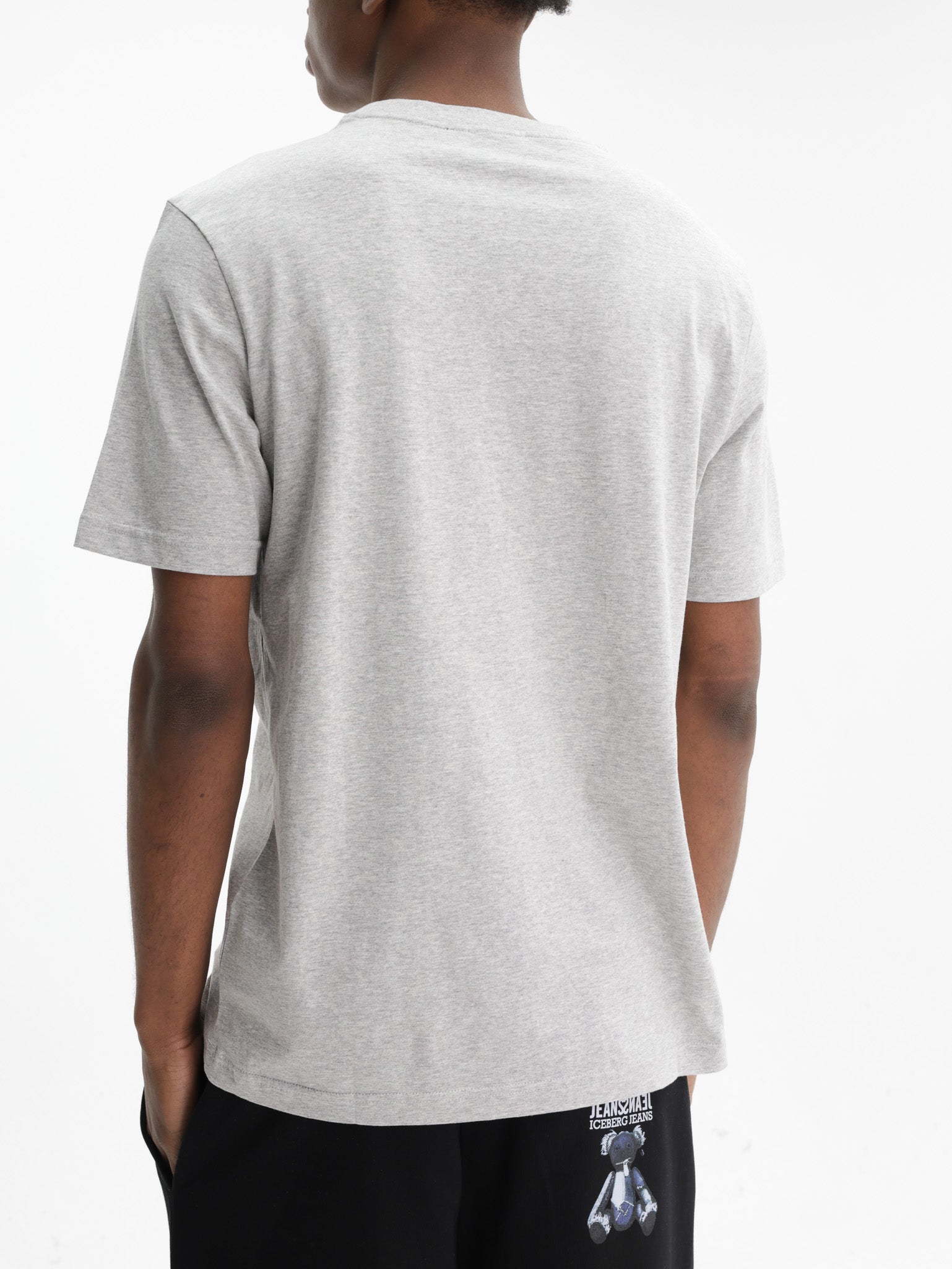 Iceberg Jeans T-Shirt 1986 Ibj Logo Print Grey